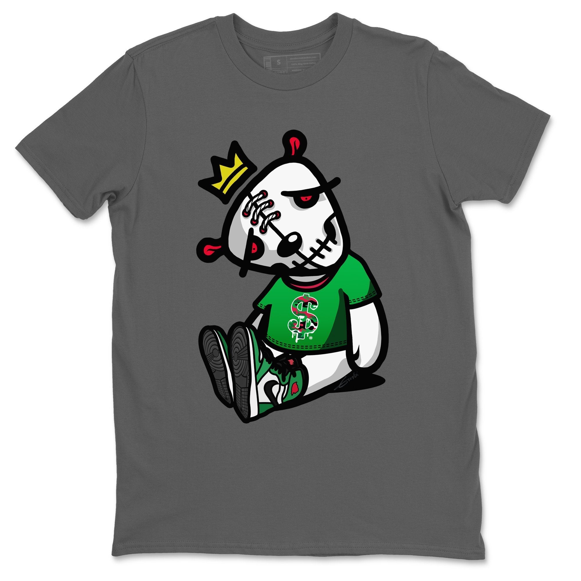 Jordan 1 Lucky Green Shirt To Match Jordans Dead Dolls Sneaker Tees Jordan 1 Lucky Green Drip Gear Zone Sneaker Matching Clothing Unisex Shirts