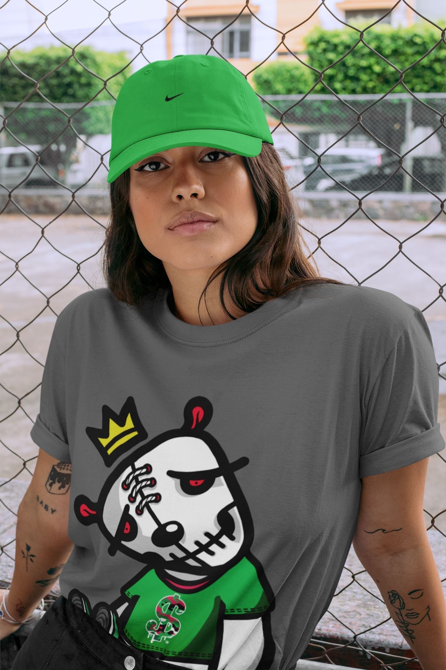 Jordan 1 Lucky Green Shirt To Match Jordans Dead Dolls Sneaker Tees Jordan 1 Lucky Green Drip Gear Zone Sneaker Matching Clothing Unisex Shirts