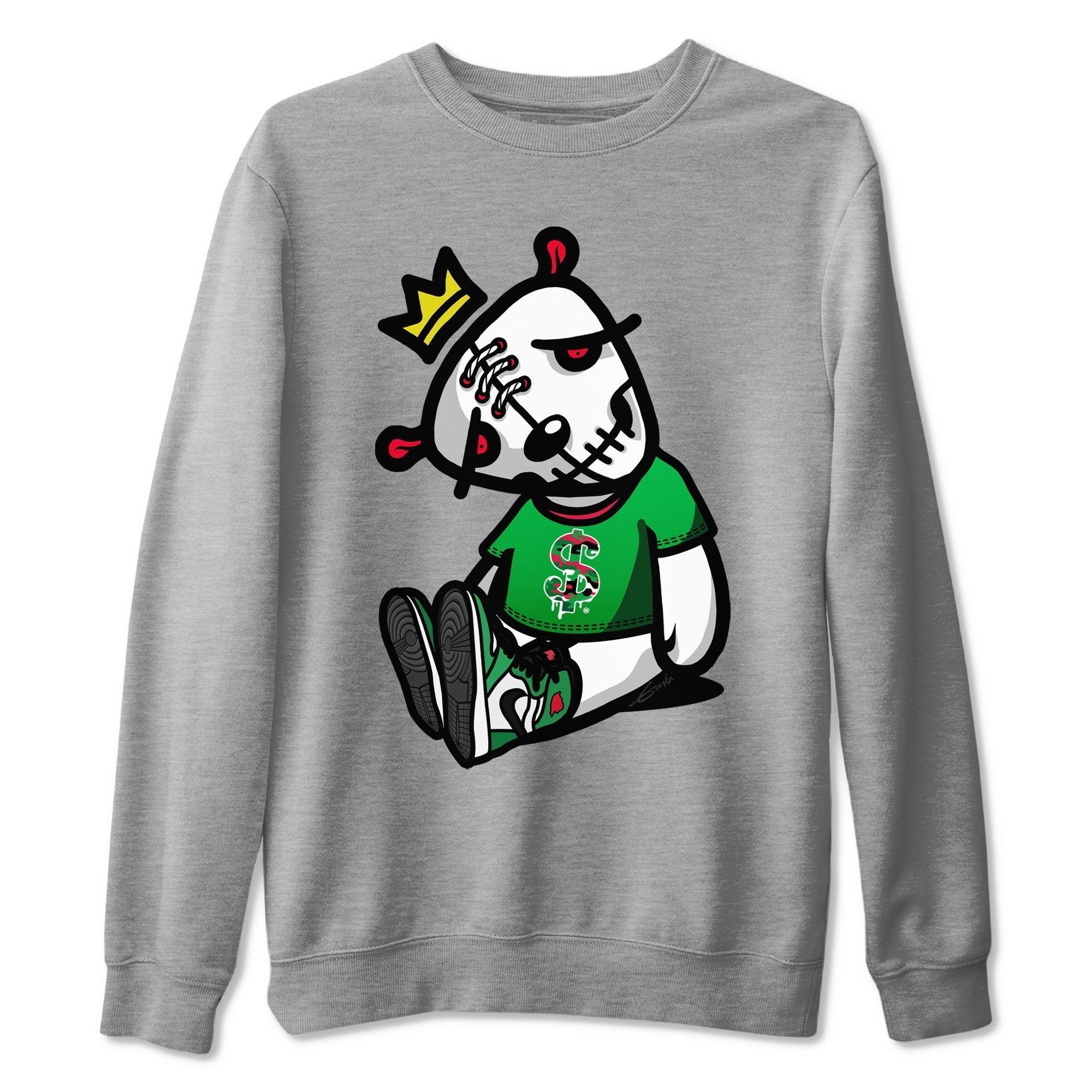 Jordan 1 Lucky Green Shirt To Match Jordans Dead Dolls Sneaker Tees Jordan 1 Lucky Green Drip Gear Zone Sneaker Matching Clothing Unisex Shirts