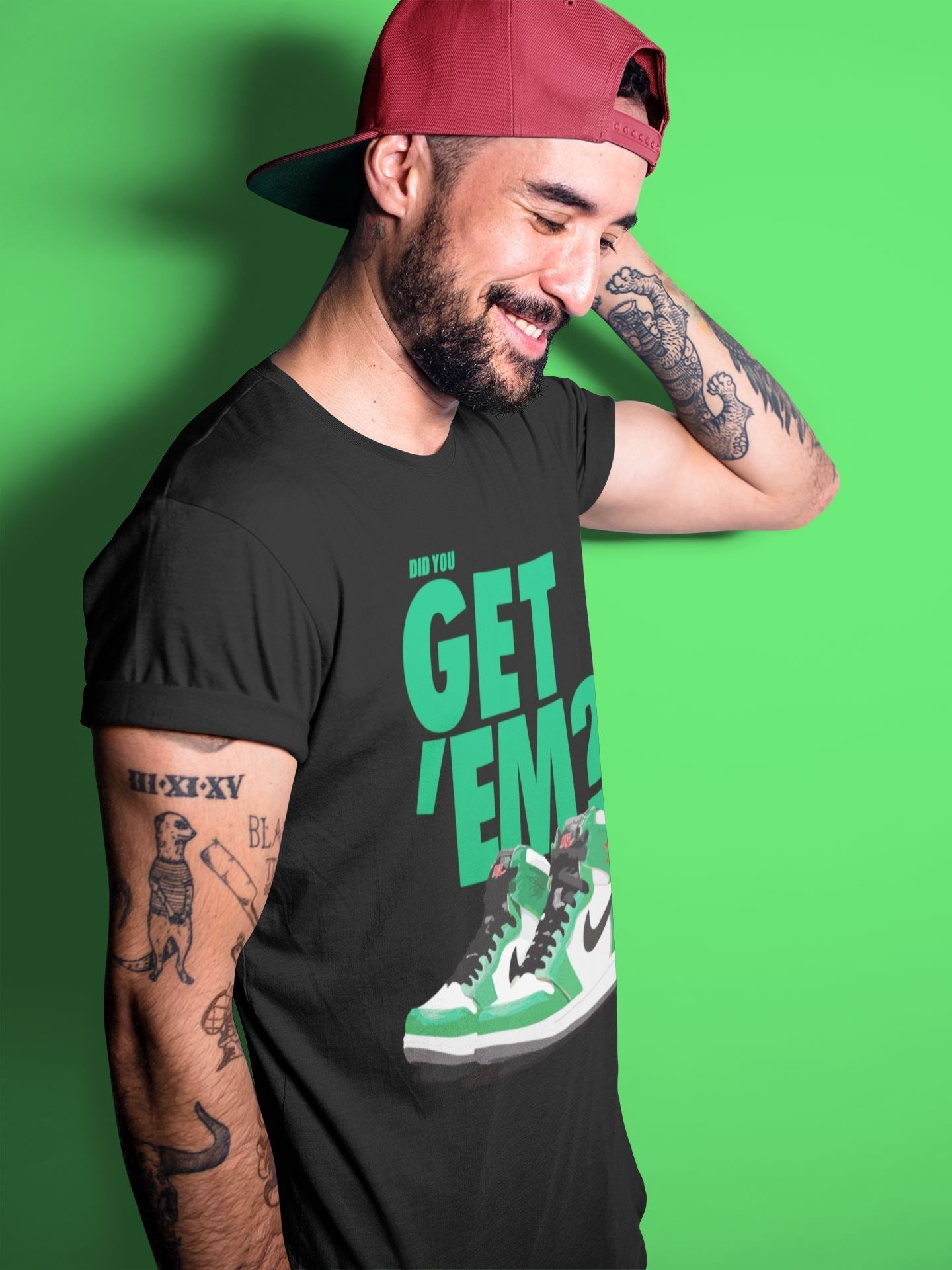 Jordan 1 Lucky Green Shirt To Match Jordans Did You Get Em Drip Gear Zone Sneaker Tees Jordan 1 Lucky Green Drip Gear Zone Drip Gear Zone Sneaker Matching Clothing Unisex Shirts