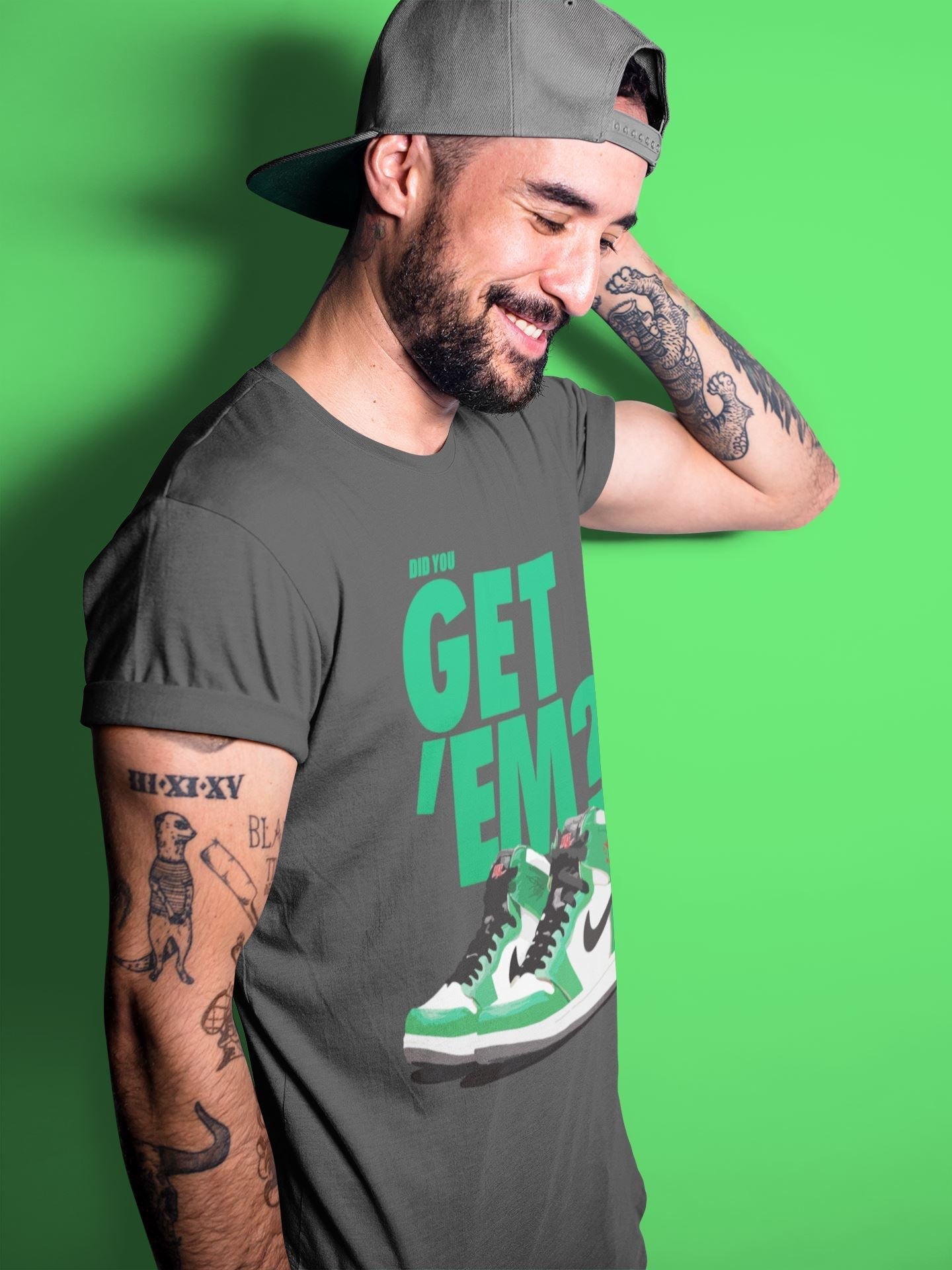 Jordan 1 Lucky Green Shirt To Match Jordans Did You Get Em Drip Gear Zone Sneaker Tees Jordan 1 Lucky Green Drip Gear Zone Drip Gear Zone Sneaker Matching Clothing Unisex Shirts