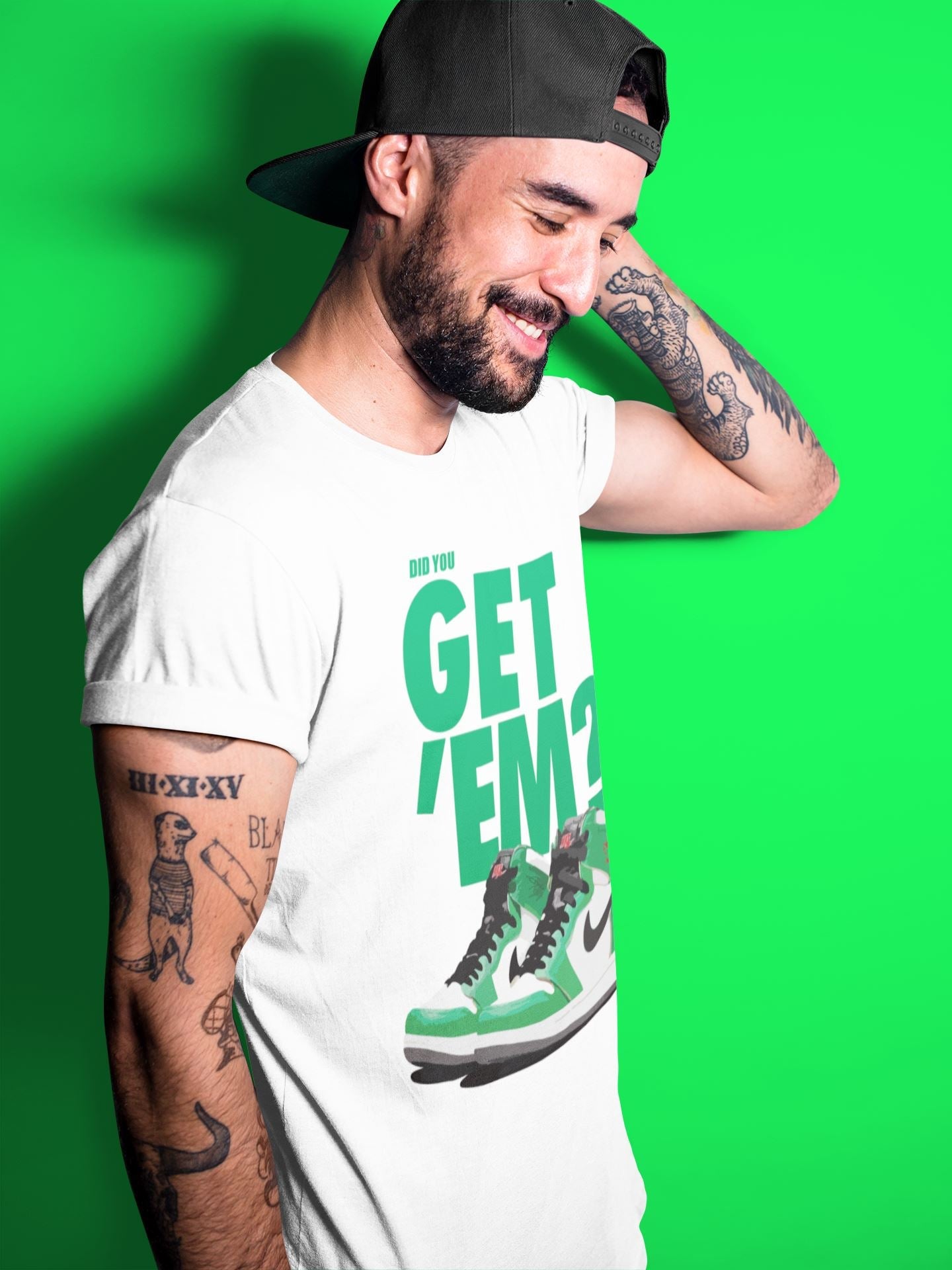 Jordan 1 Lucky Green Shirt To Match Jordans Did You Get Em Drip Gear Zone Sneaker Tees Jordan 1 Lucky Green Drip Gear Zone Drip Gear Zone Sneaker Matching Clothing Unisex Shirts