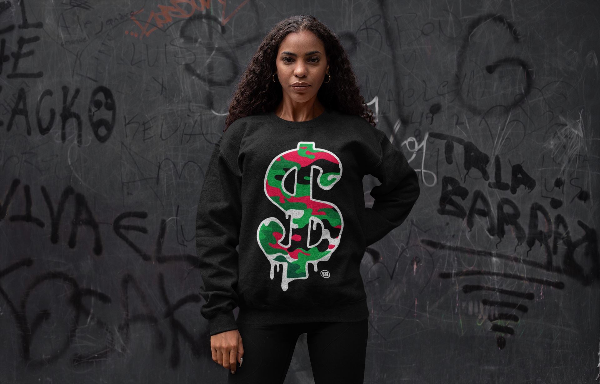 Jordan 1 Lucky Green Shirt To Match Jordans Dollar Camo Sneaker Tees Jordan 1 Lucky Green Drip Gear Zone Sneaker Matching Clothing Unisex Shirts