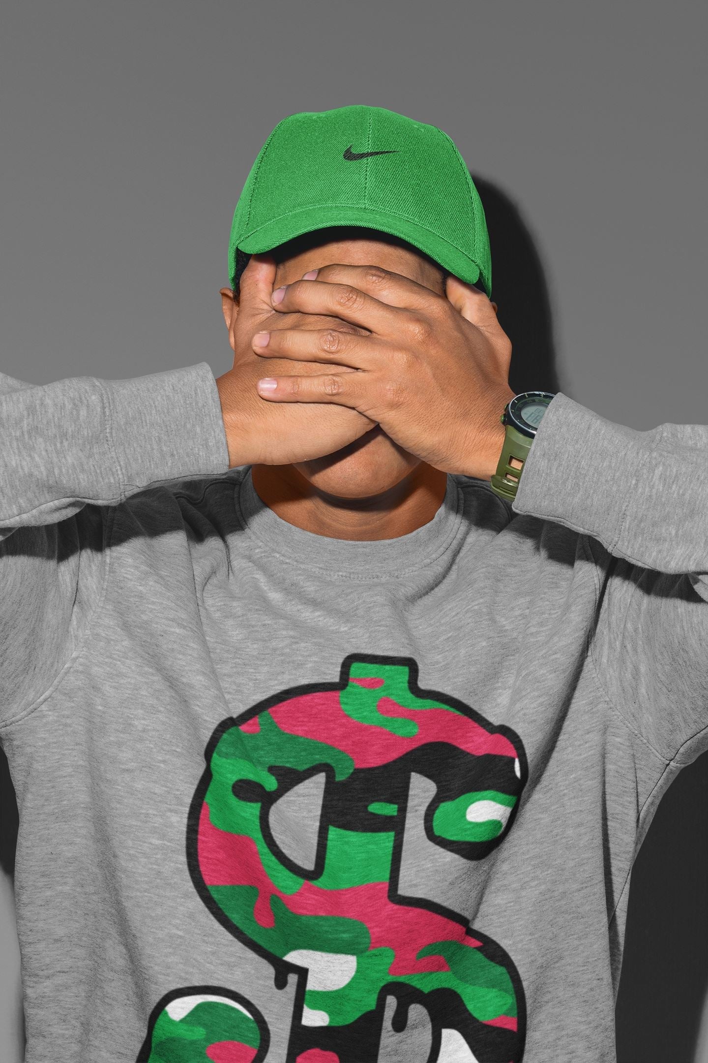 Jordan 1 Lucky Green Shirt To Match Jordans Dollar Camo Sneaker Tees Jordan 1 Lucky Green Drip Gear Zone Sneaker Matching Clothing Unisex Shirts