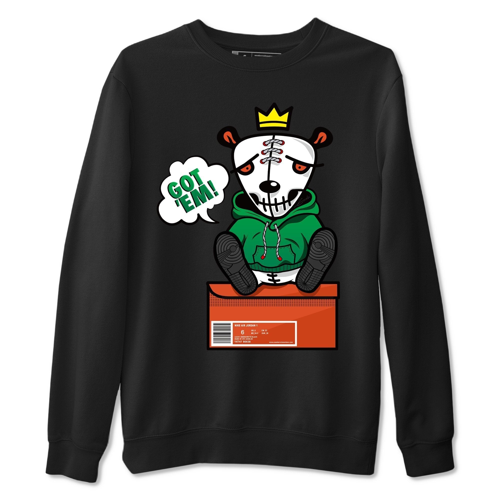 Jordan 1 Lucky Green Shirt To Match Jordans Got Em Sneaker Tees Jordan 1 Lucky Green Drip Gear Zone Sneaker Matching Clothing Unisex Shirts