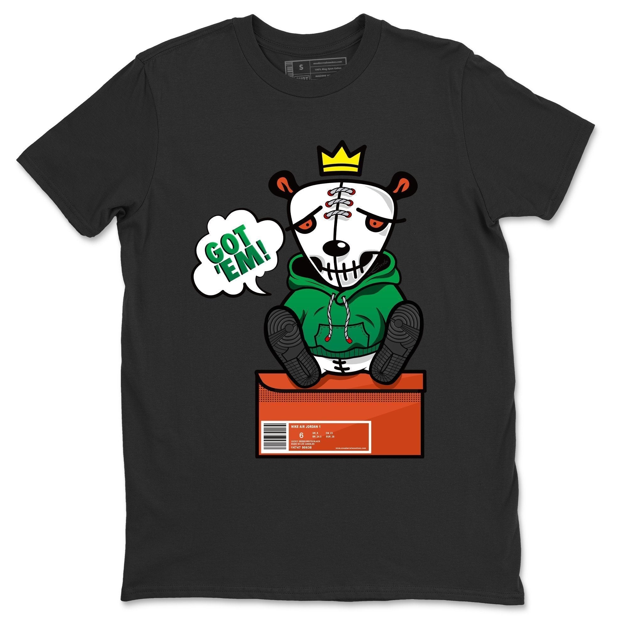 Jordan 1 Lucky Green Shirt To Match Jordans Got Em Sneaker Tees Jordan 1 Lucky Green Drip Gear Zone Sneaker Matching Clothing Unisex Shirts
