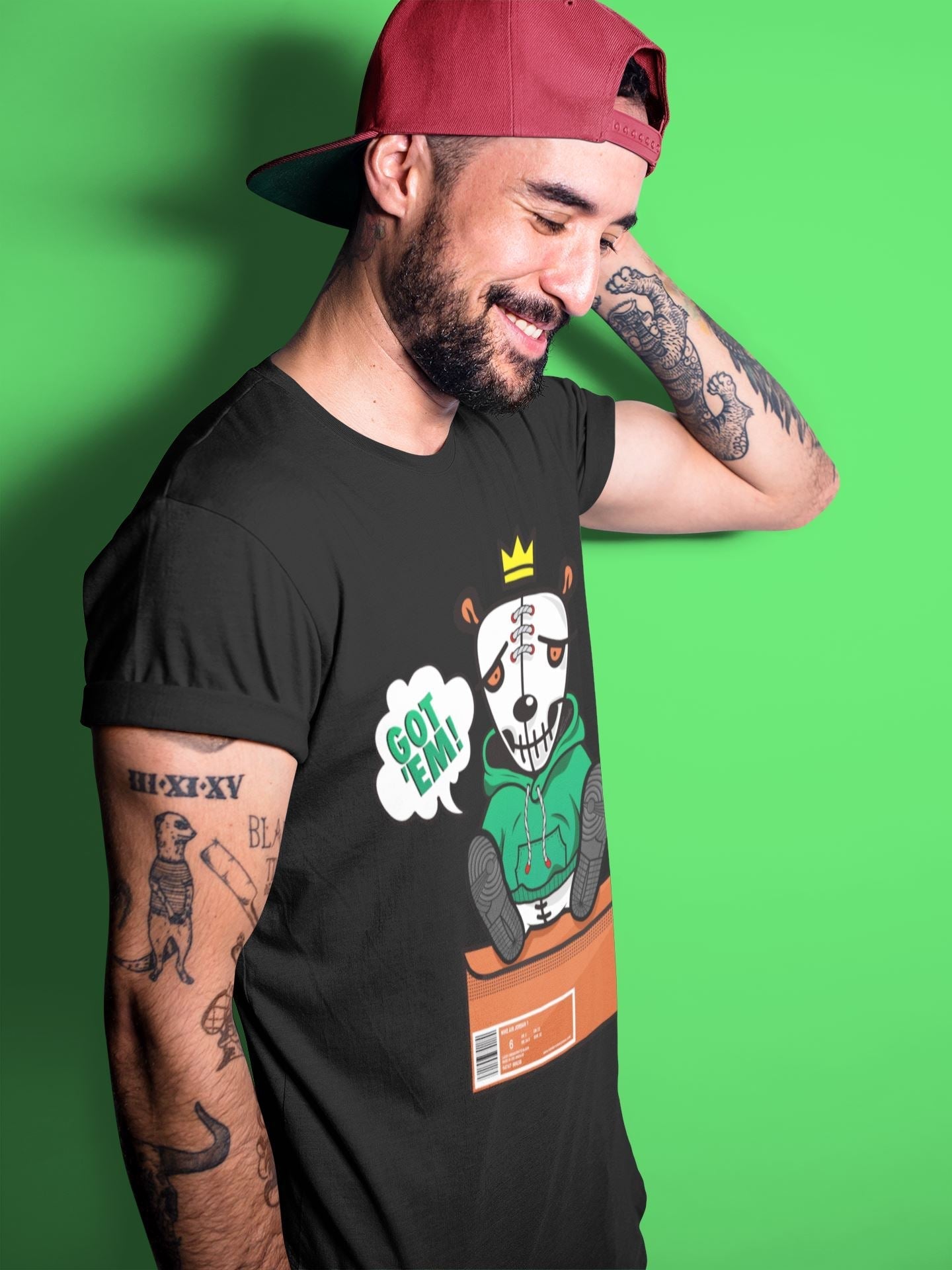 Jordan 1 Lucky Green Shirt To Match Jordans Got Em Sneaker Tees Jordan 1 Lucky Green Drip Gear Zone Sneaker Matching Clothing Unisex Shirts