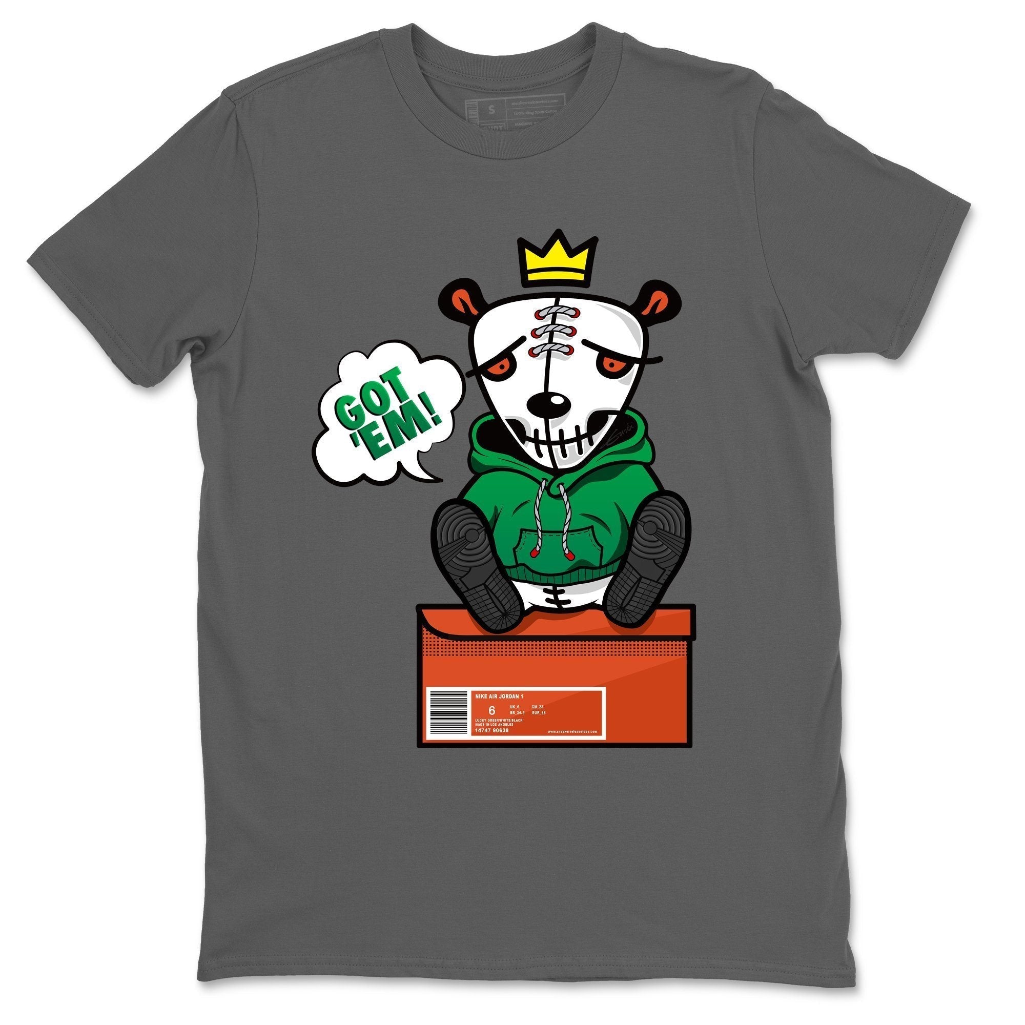 Jordan 1 Lucky Green Shirt To Match Jordans Got Em Sneaker Tees Jordan 1 Lucky Green Drip Gear Zone Sneaker Matching Clothing Unisex Shirts