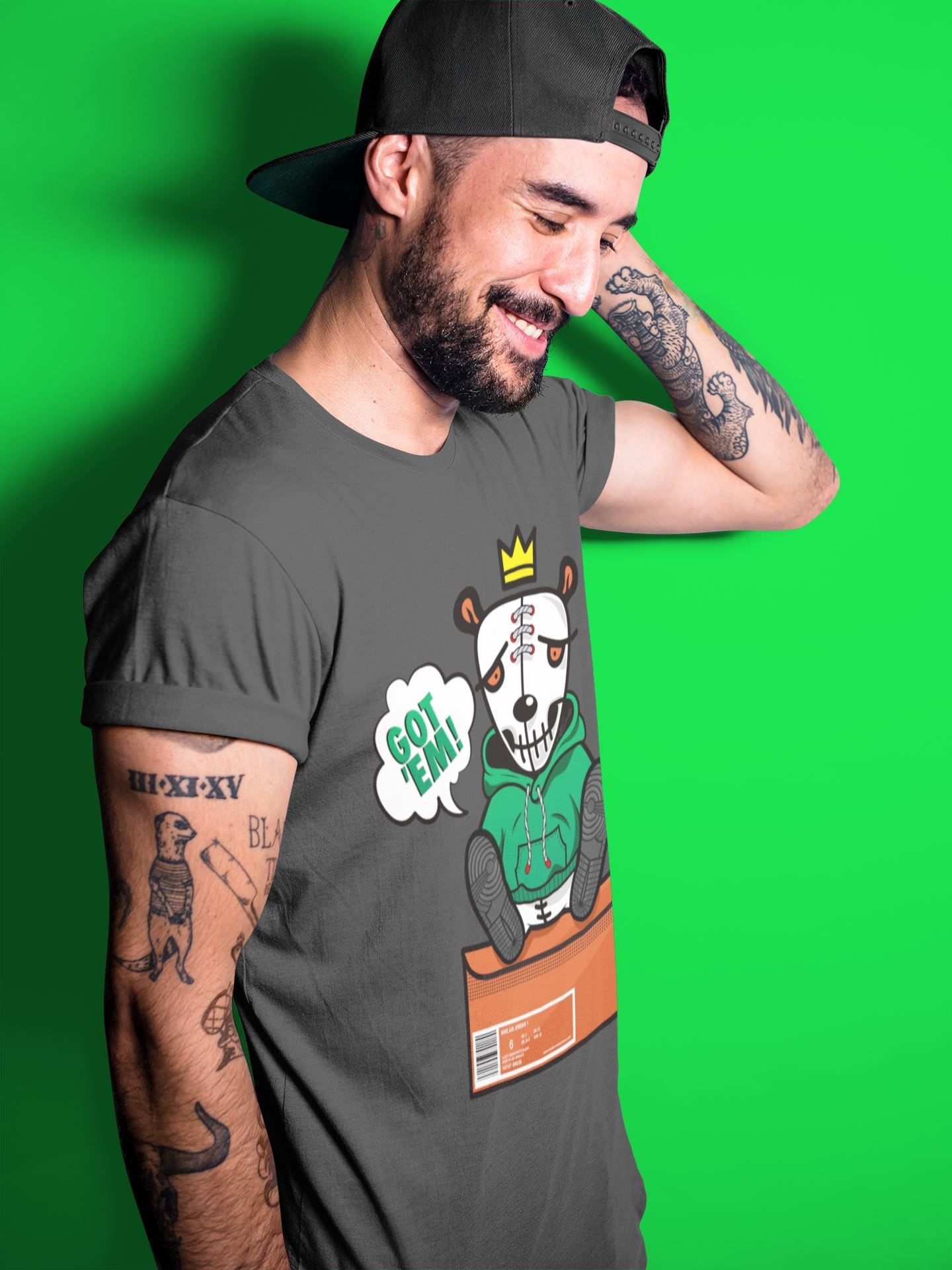 Jordan 1 Lucky Green Shirt To Match Jordans Got Em Sneaker Tees Jordan 1 Lucky Green Drip Gear Zone Sneaker Matching Clothing Unisex Shirts