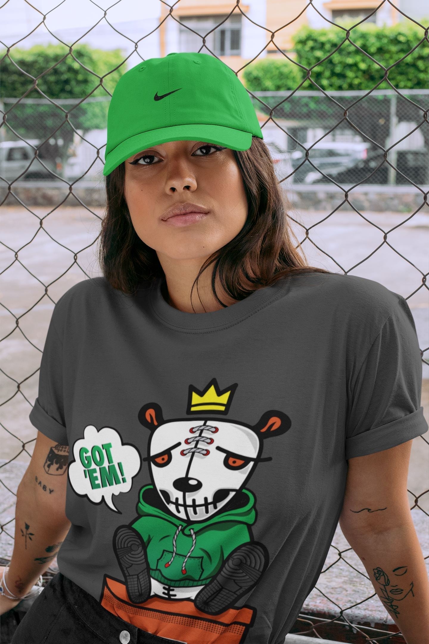 Jordan 1 Lucky Green Shirt To Match Jordans Got Em Sneaker Tees Jordan 1 Lucky Green Drip Gear Zone Sneaker Matching Clothing Unisex Shirts