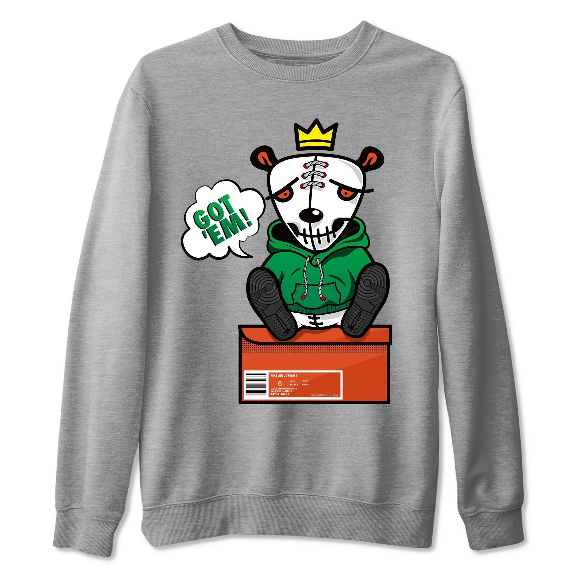 Jordan 1 Lucky Green Shirt To Match Jordans Got Em Sneaker Tees Jordan 1 Lucky Green Drip Gear Zone Sneaker Matching Clothing Unisex Shirts