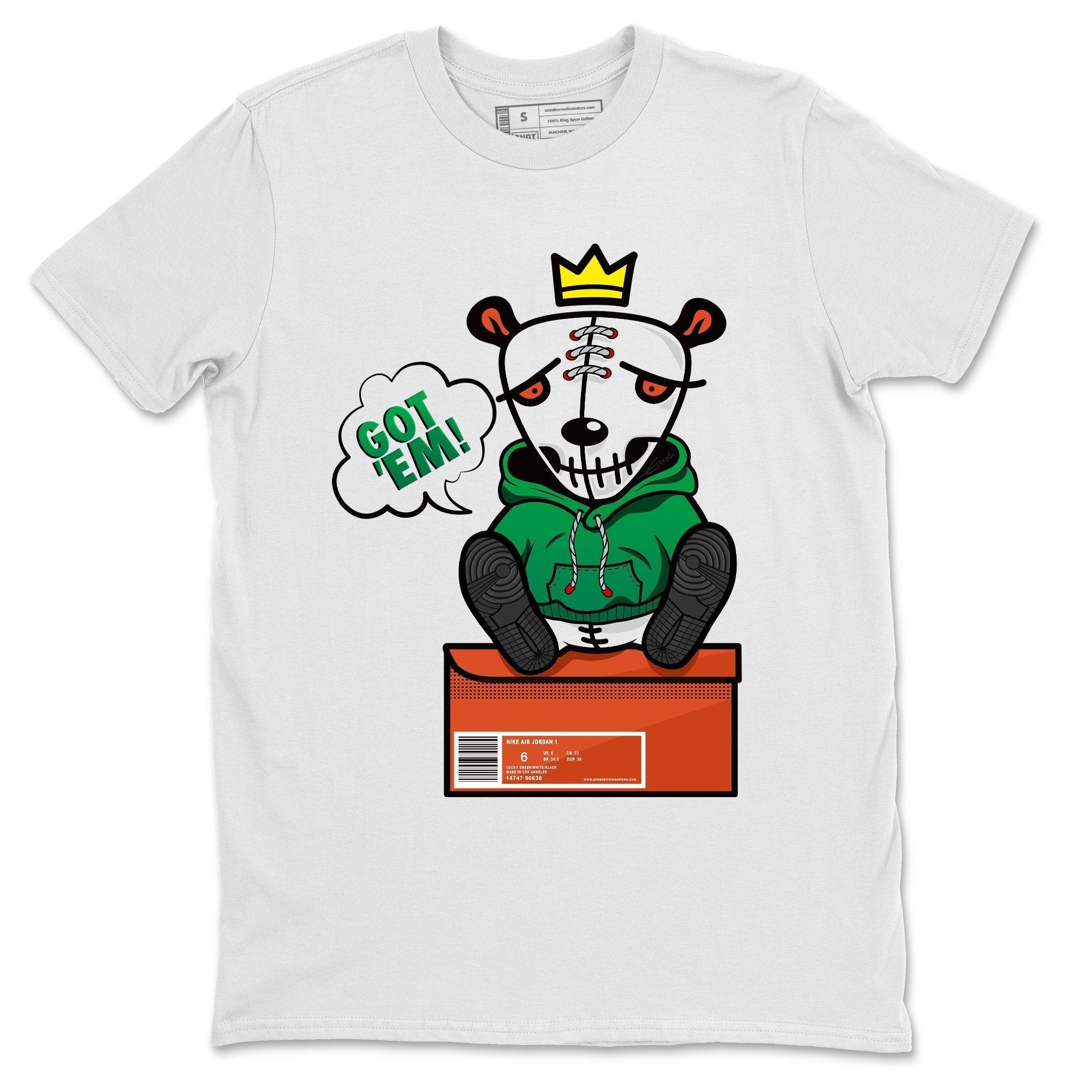 Jordan 1 Lucky Green Shirt To Match Jordans Got Em Sneaker Tees Jordan 1 Lucky Green Drip Gear Zone Sneaker Matching Clothing Unisex Shirts