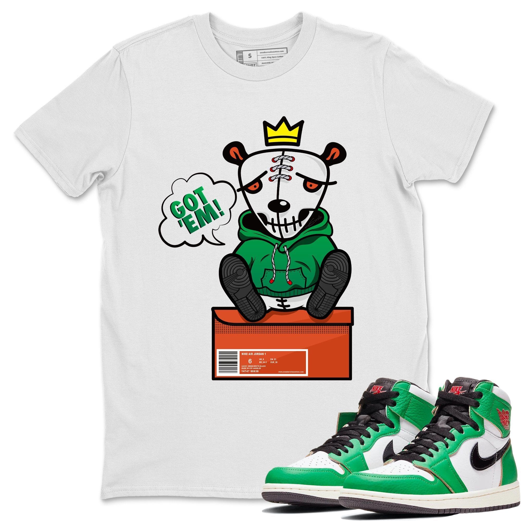 Jordan 1 Lucky Green Shirt To Match Jordans Got Em Sneaker Tees Jordan 1 Lucky Green Drip Gear Zone Sneaker Matching Clothing Unisex Shirts