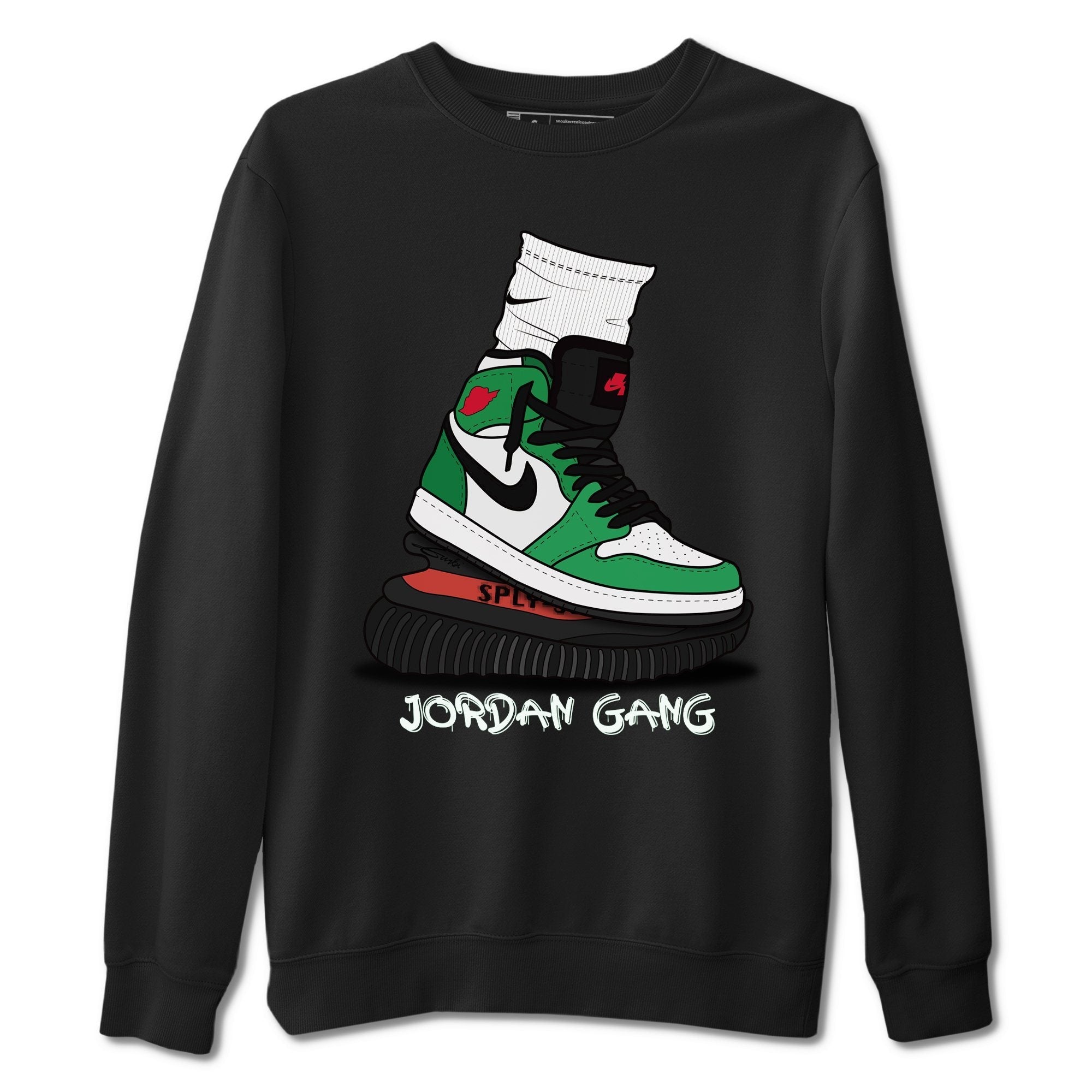 Jordan 1 Lucky Green Shirt To Match Jordans Jordan Gang Sneaker Tees Jordan 1 Lucky Green Drip Gear Zone Sneaker Matching Clothing Unisex Shirts