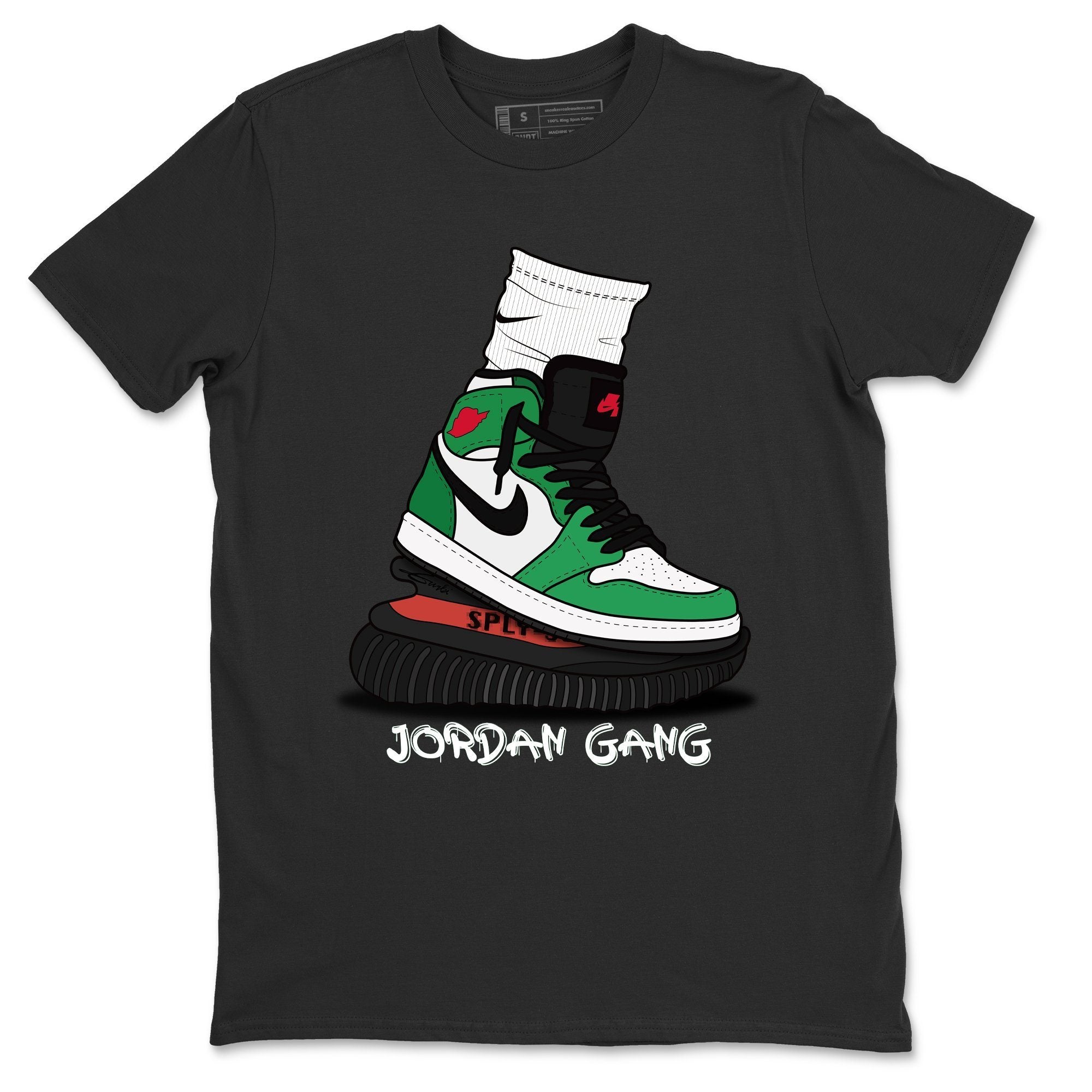 Jordan 1 Lucky Green Shirt To Match Jordans Jordan Gang Sneaker Tees Jordan 1 Lucky Green Drip Gear Zone Sneaker Matching Clothing Unisex Shirts