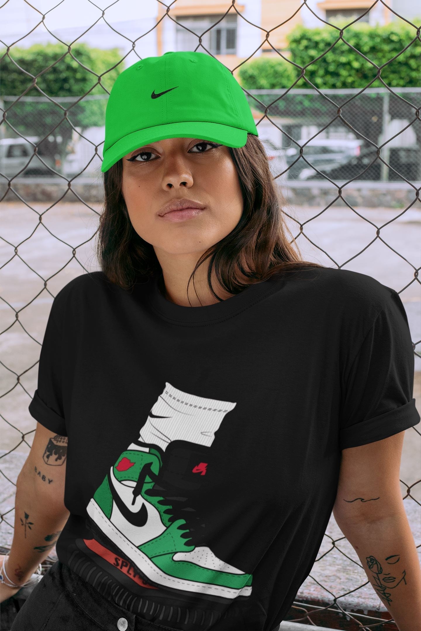 Jordan 1 Lucky Green Shirt To Match Jordans Jordan Gang Sneaker Tees Jordan 1 Lucky Green Drip Gear Zone Sneaker Matching Clothing Unisex Shirts