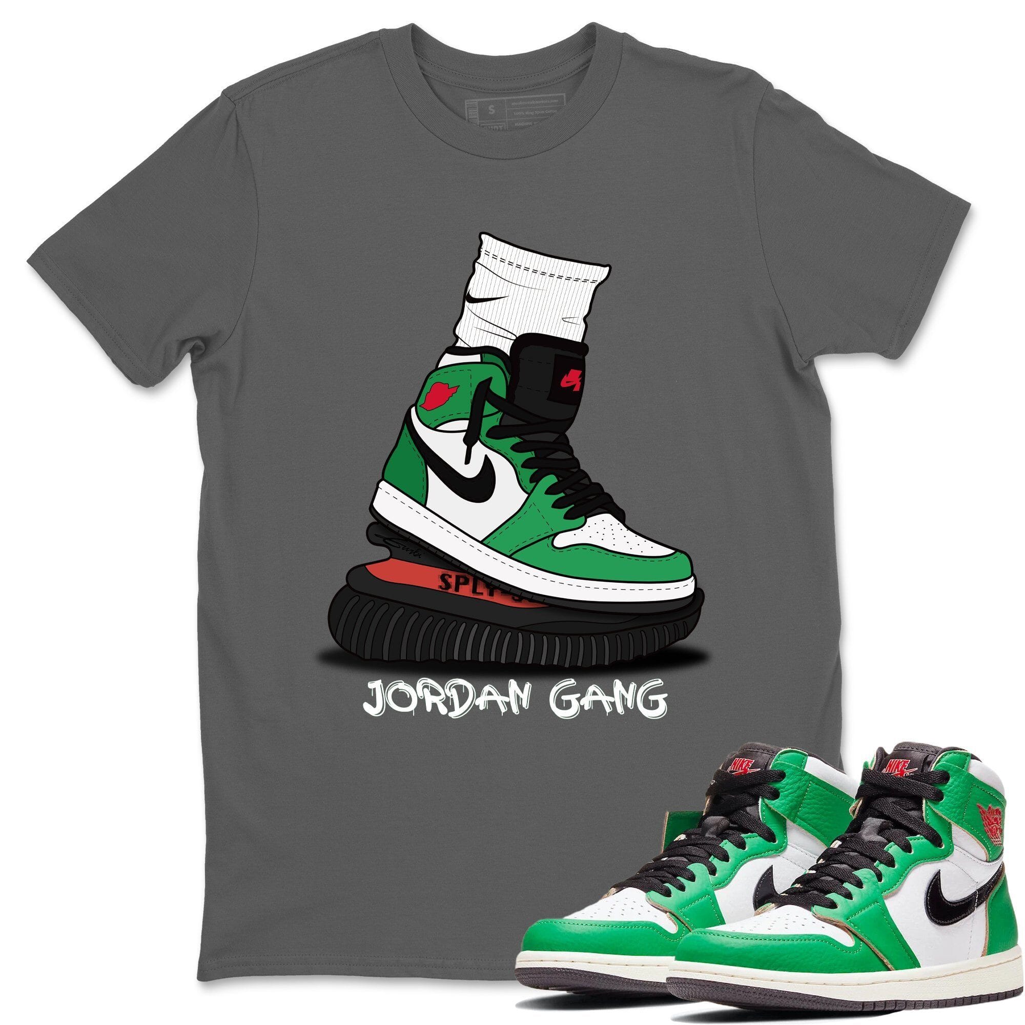 Jordan 1 Lucky Green Shirt To Match Jordans Jordan Gang Sneaker Tees Jordan 1 Lucky Green Drip Gear Zone Sneaker Matching Clothing Unisex Shirts