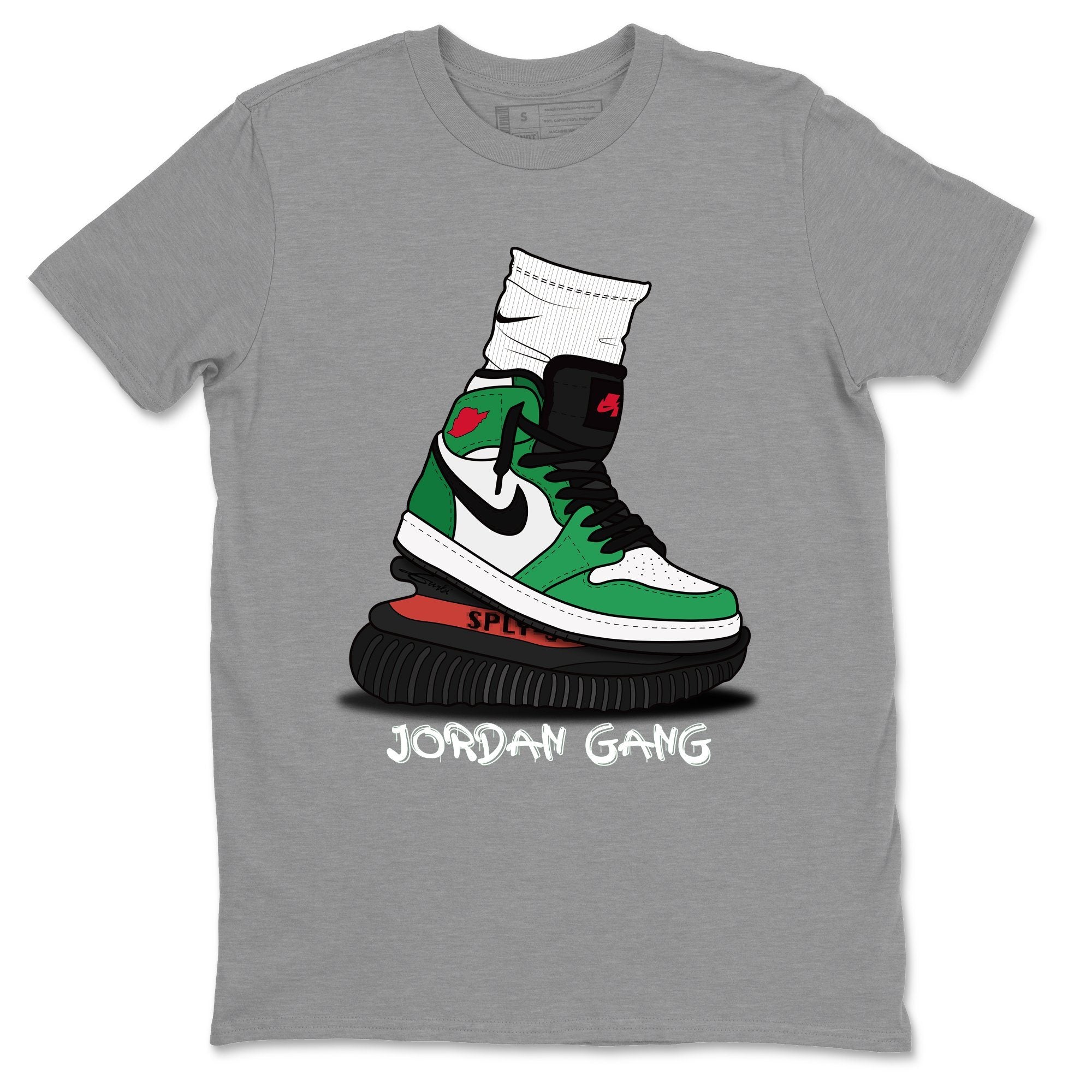 Jordan 1 Lucky Green Shirt To Match Jordans Jordan Gang Sneaker Tees Jordan 1 Lucky Green Drip Gear Zone Sneaker Matching Clothing Unisex Shirts