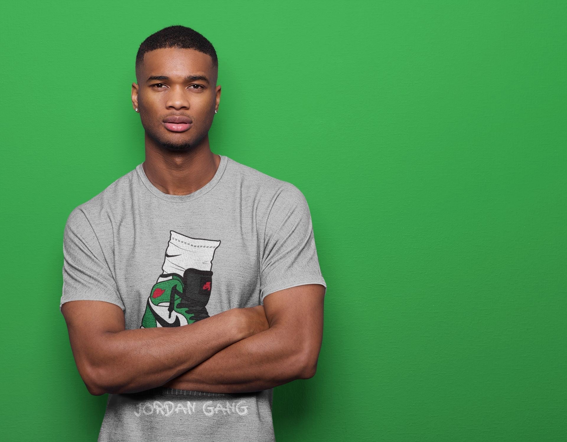 Jordan 1 Lucky Green Shirt To Match Jordans Jordan Gang Sneaker Tees Jordan 1 Lucky Green Drip Gear Zone Sneaker Matching Clothing Unisex Shirts