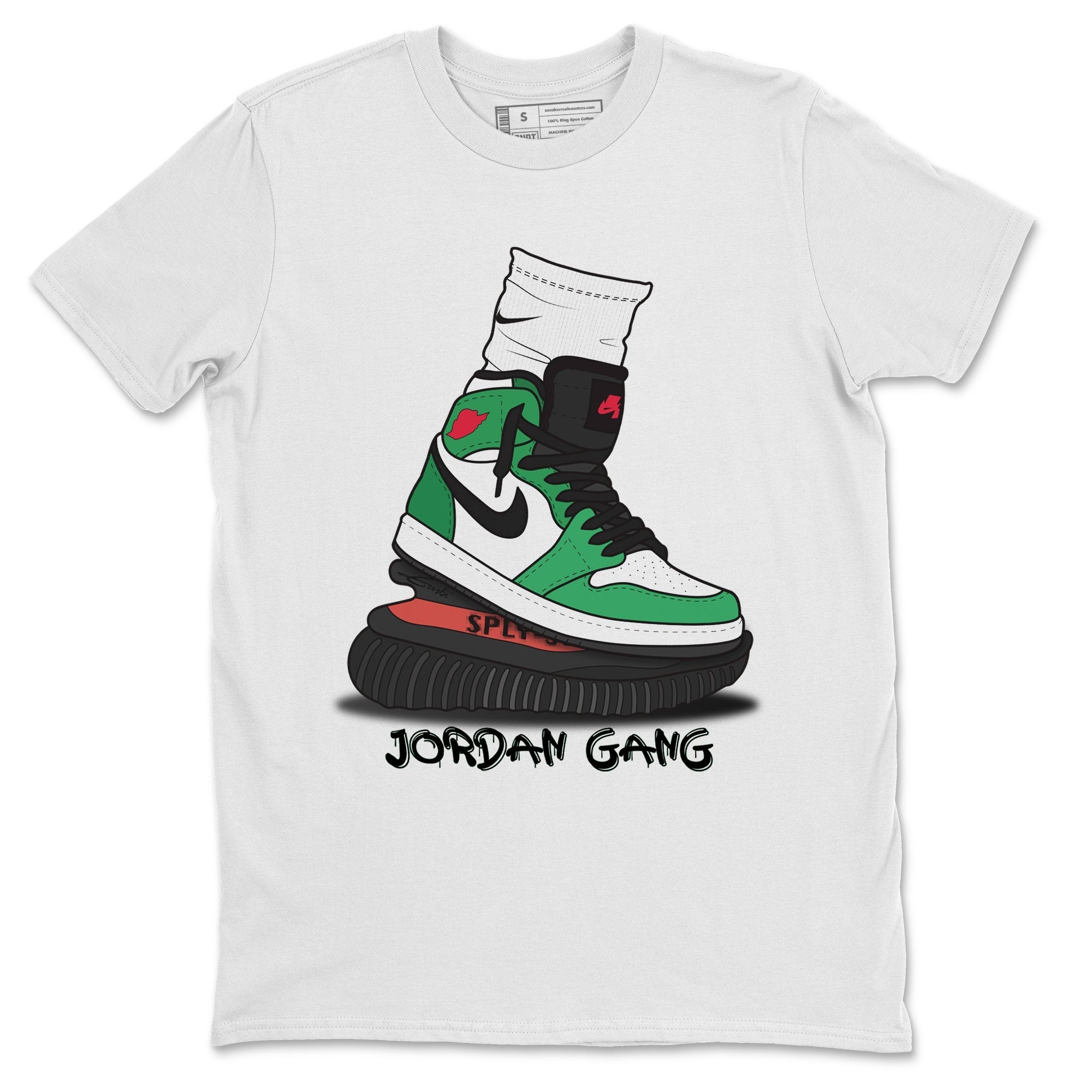 Jordan 1 Lucky Green Shirt To Match Jordans Jordan Gang Sneaker Tees Jordan 1 Lucky Green Drip Gear Zone Sneaker Matching Clothing Unisex Shirts