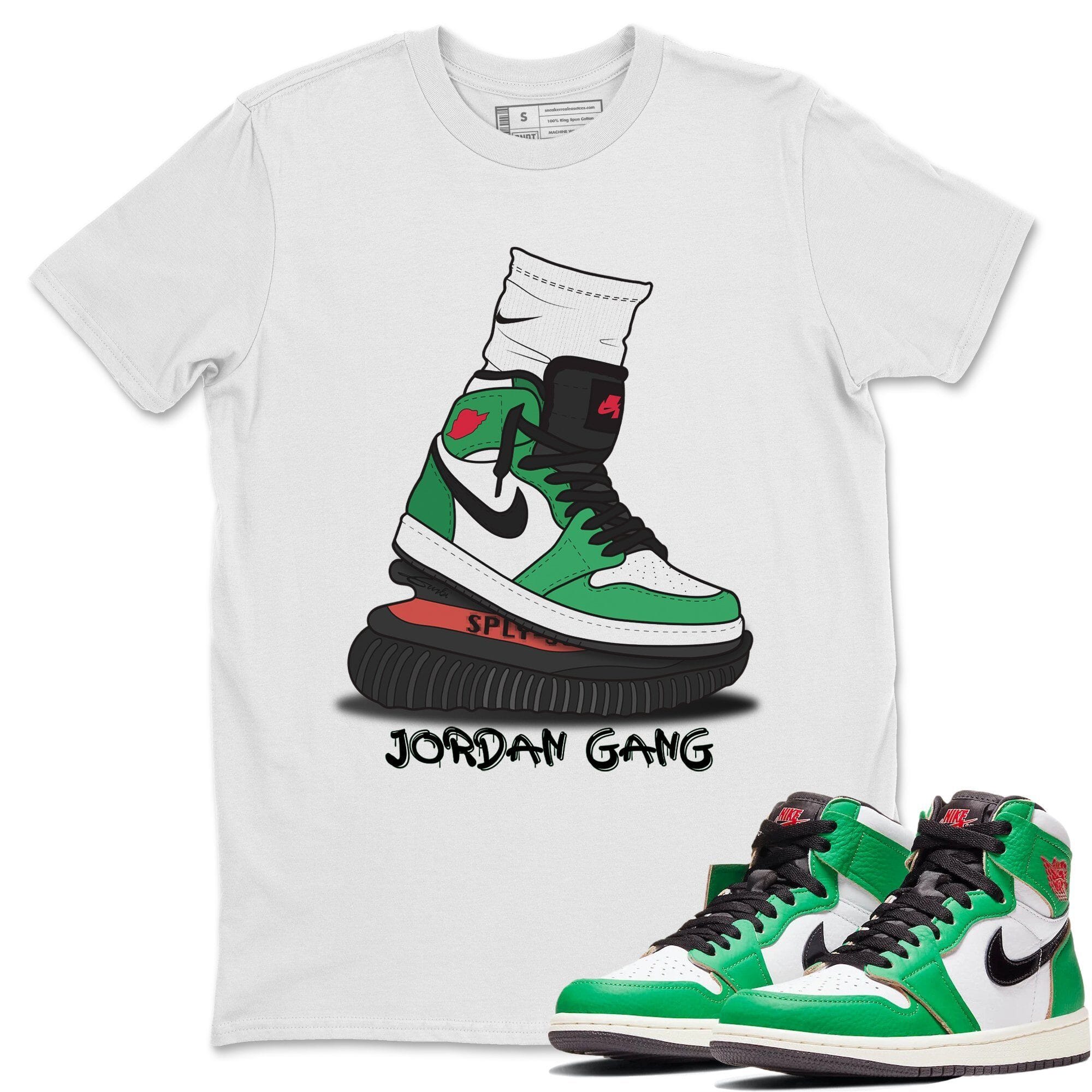 Jordan 1 Lucky Green Shirt To Match Jordans Jordan Gang Sneaker Tees Jordan 1 Lucky Green Drip Gear Zone Sneaker Matching Clothing Unisex Shirts