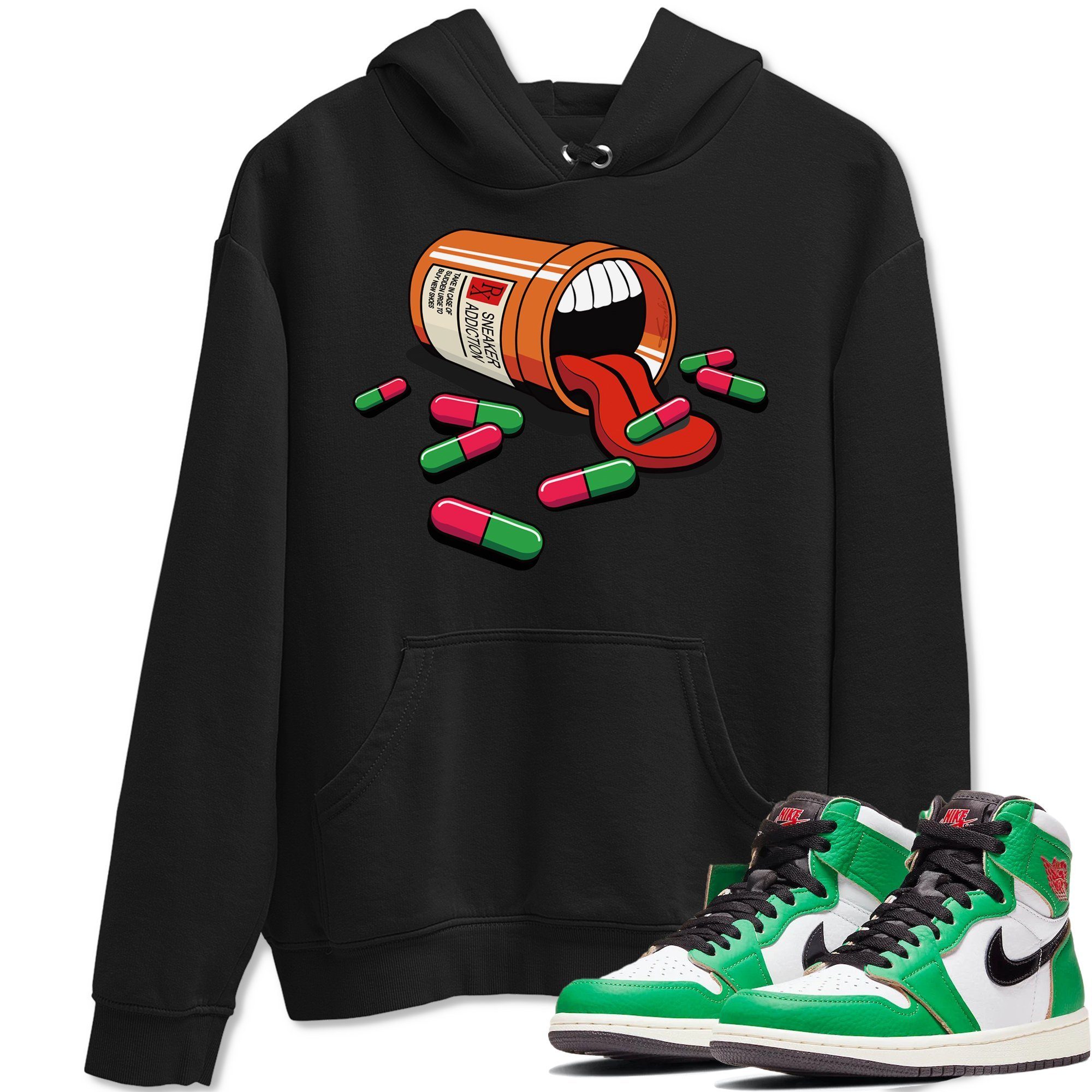 Jordan 1 Lucky Green Shirt To Match Jordans Sneaker Addiction Sneaker Tees Jordan 1 Lucky Green Drip Gear Zone Sneaker Matching Clothing Unisex Shirts