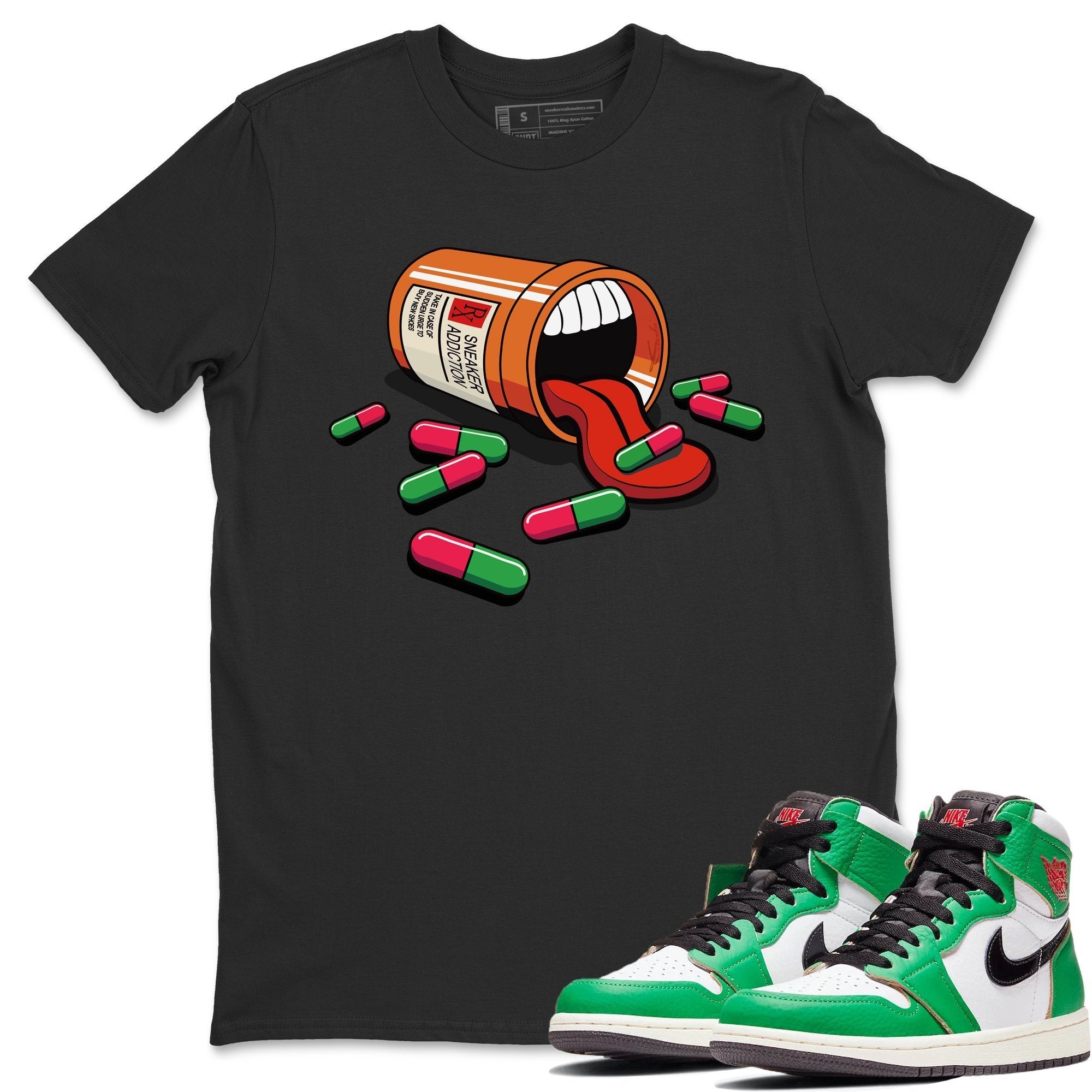 Jordan 1 Lucky Green Shirt To Match Jordans Sneaker Addiction Sneaker Tees Jordan 1 Lucky Green Drip Gear Zone Sneaker Matching Clothing Unisex Shirts