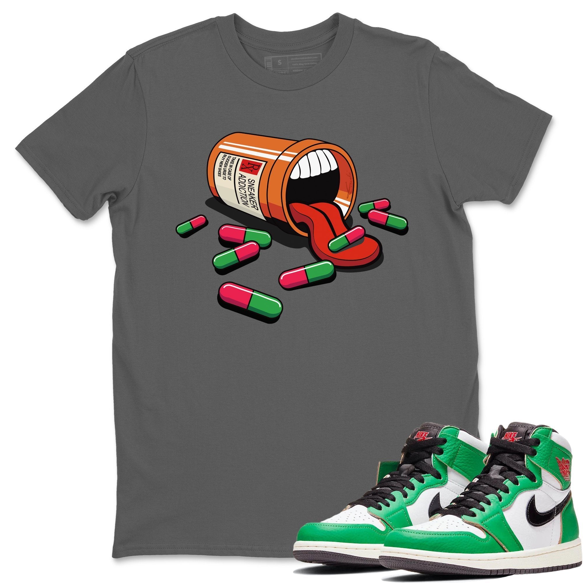 Jordan 1 Lucky Green Shirt To Match Jordans Sneaker Addiction Sneaker Tees Jordan 1 Lucky Green Drip Gear Zone Sneaker Matching Clothing Unisex Shirts