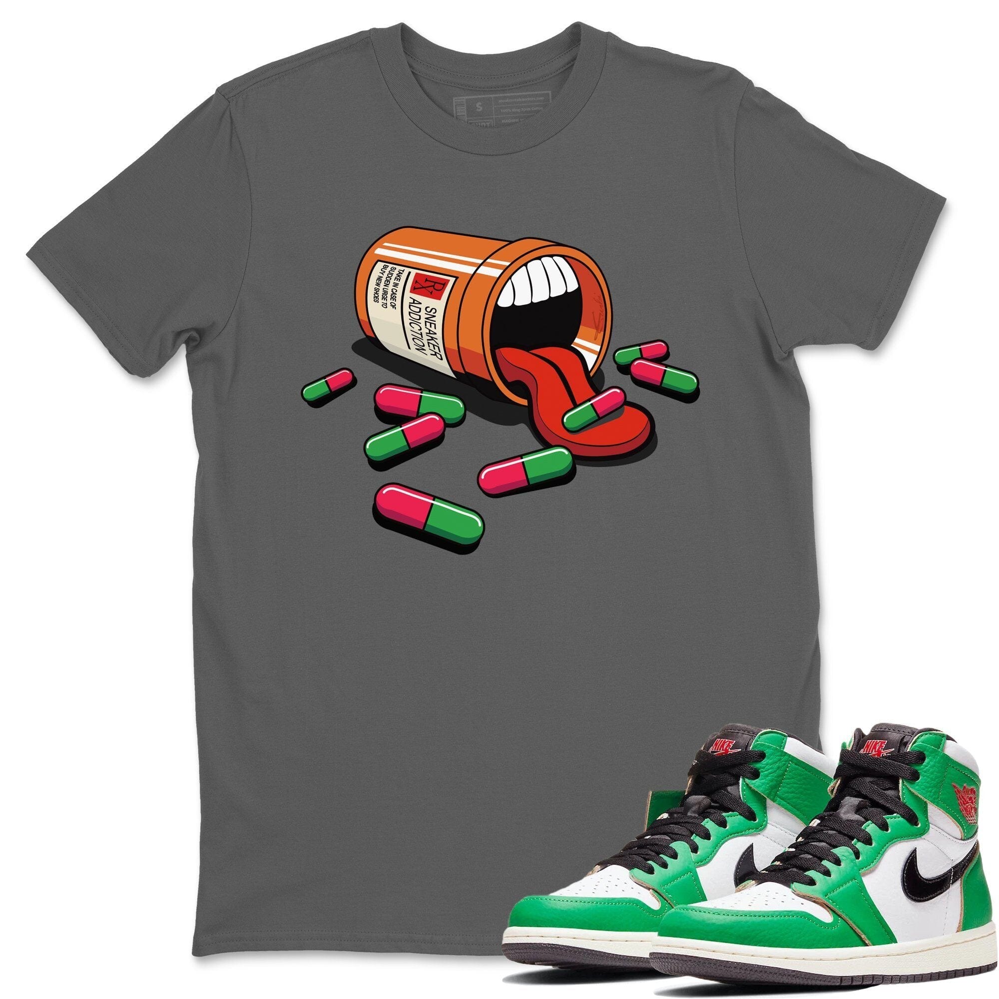 Jordan 1 Lucky Green Shirt To Match Jordans Sneaker Addiction Sneaker Tees Jordan 1 Lucky Green Drip Gear Zone Sneaker Matching Clothing Unisex Shirts