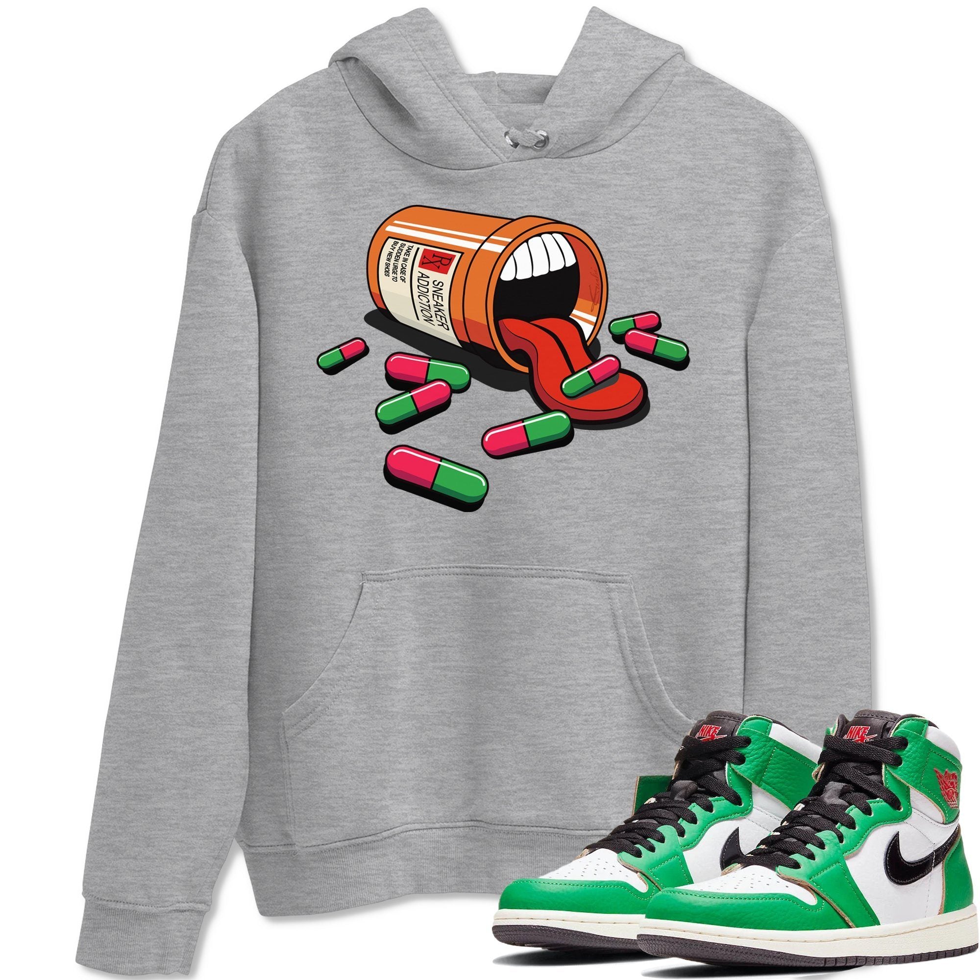 Jordan 1 Lucky Green Shirt To Match Jordans Sneaker Addiction Sneaker Tees Jordan 1 Lucky Green Drip Gear Zone Sneaker Matching Clothing Unisex Shirts