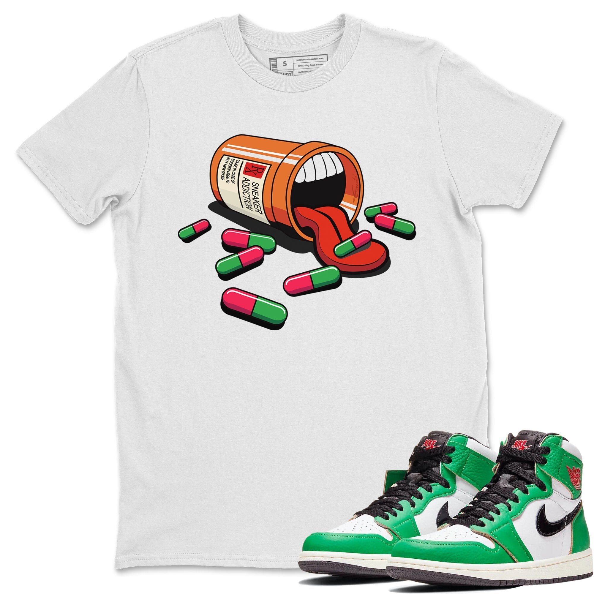 Jordan 1 Lucky Green Shirt To Match Jordans Sneaker Addiction Sneaker Tees Jordan 1 Lucky Green Drip Gear Zone Sneaker Matching Clothing Unisex Shirts
