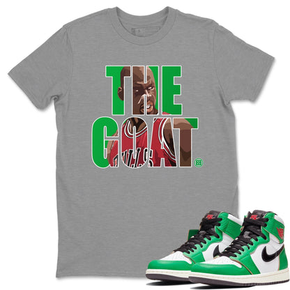 Jordan 1 Lucky Green Sneaker Tees Drip Gear Zone The Goat Sneaker Tees Jordan 1 Lucky Green Shirt Unisex Shirts