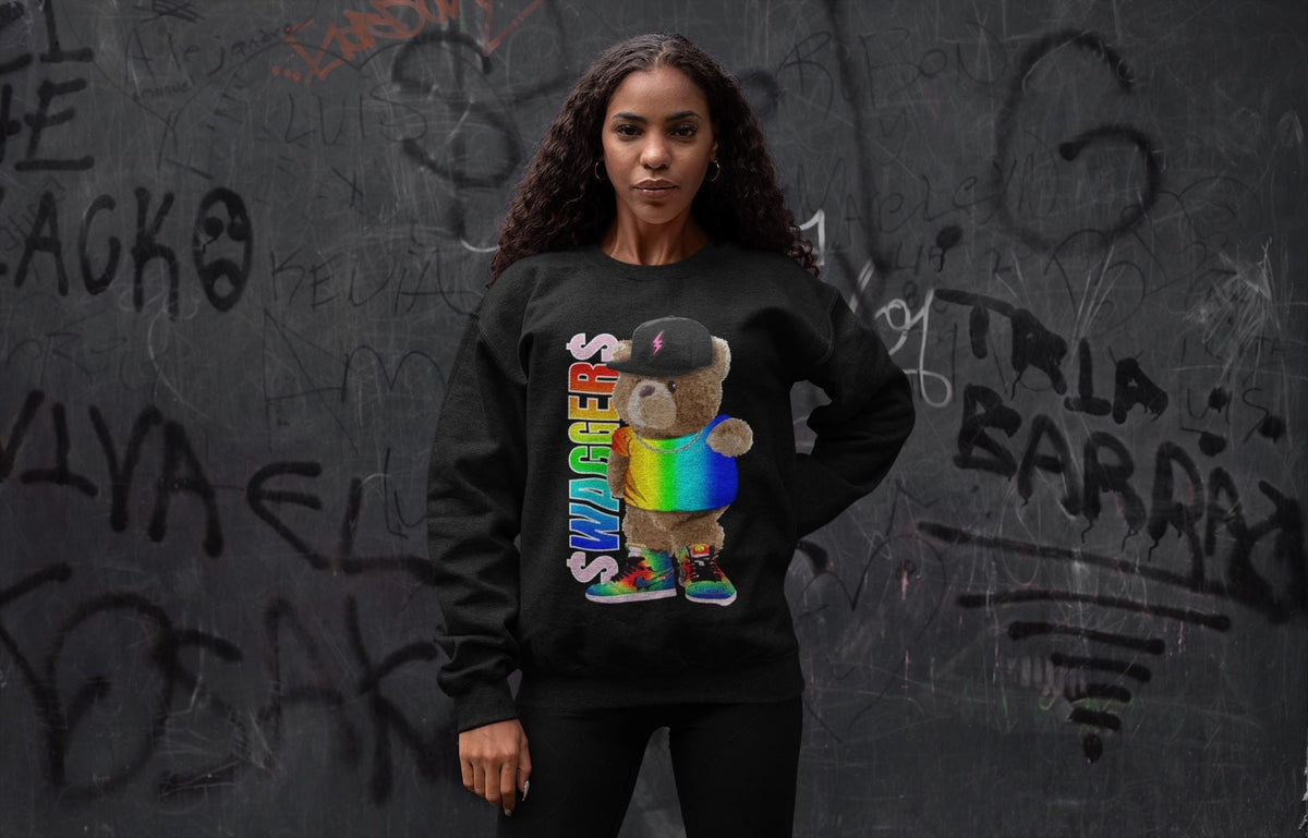 Jordan 1 J Balvin Sneaker Matching T-Shirt Bear Swaggers Sneaker Tees Jordan 1 J Balvin Sneaker Release Tees Crew Neck Tees