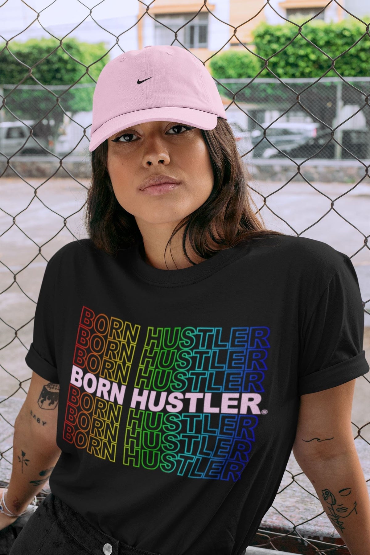 Jordan 1 J Balvin Sneaker Matching T-Shirt Born Hustler Sneaker Tees Jordan 1 J Balvin Sneaker Release Tees Crew Neck Tees