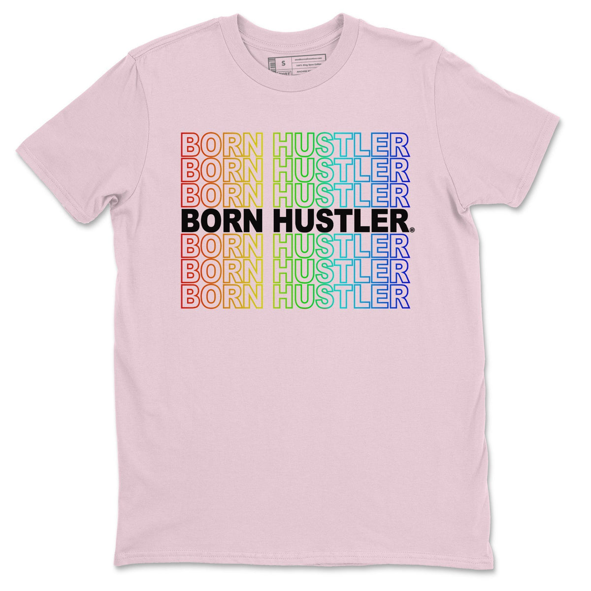 Jordan 1 J Balvin Sneaker Matching T-Shirt Born Hustler Sneaker Tees Jordan 1 J Balvin Sneaker Release Tees Crew Neck Tees
