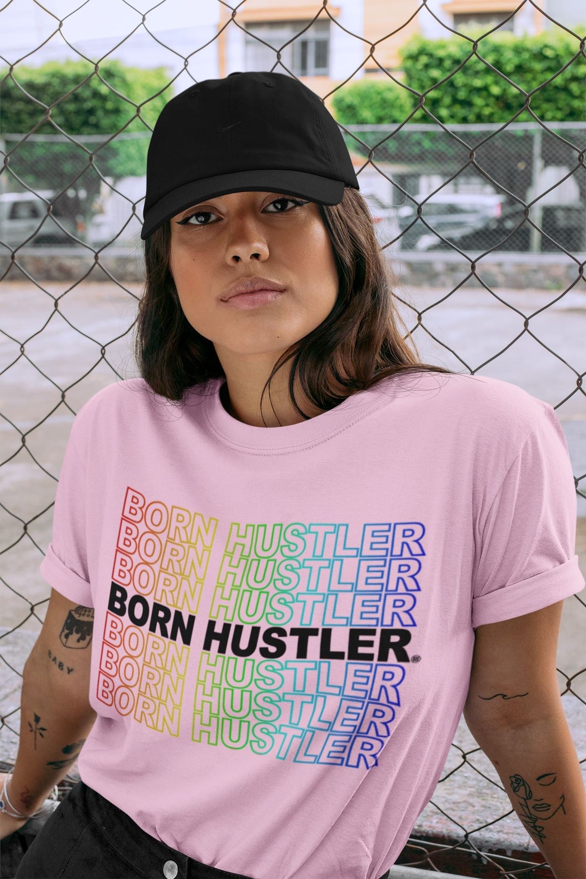 Jordan 1 J Balvin Sneaker Matching T-Shirt Born Hustler Sneaker Tees Jordan 1 J Balvin Sneaker Release Tees Crew Neck Tees
