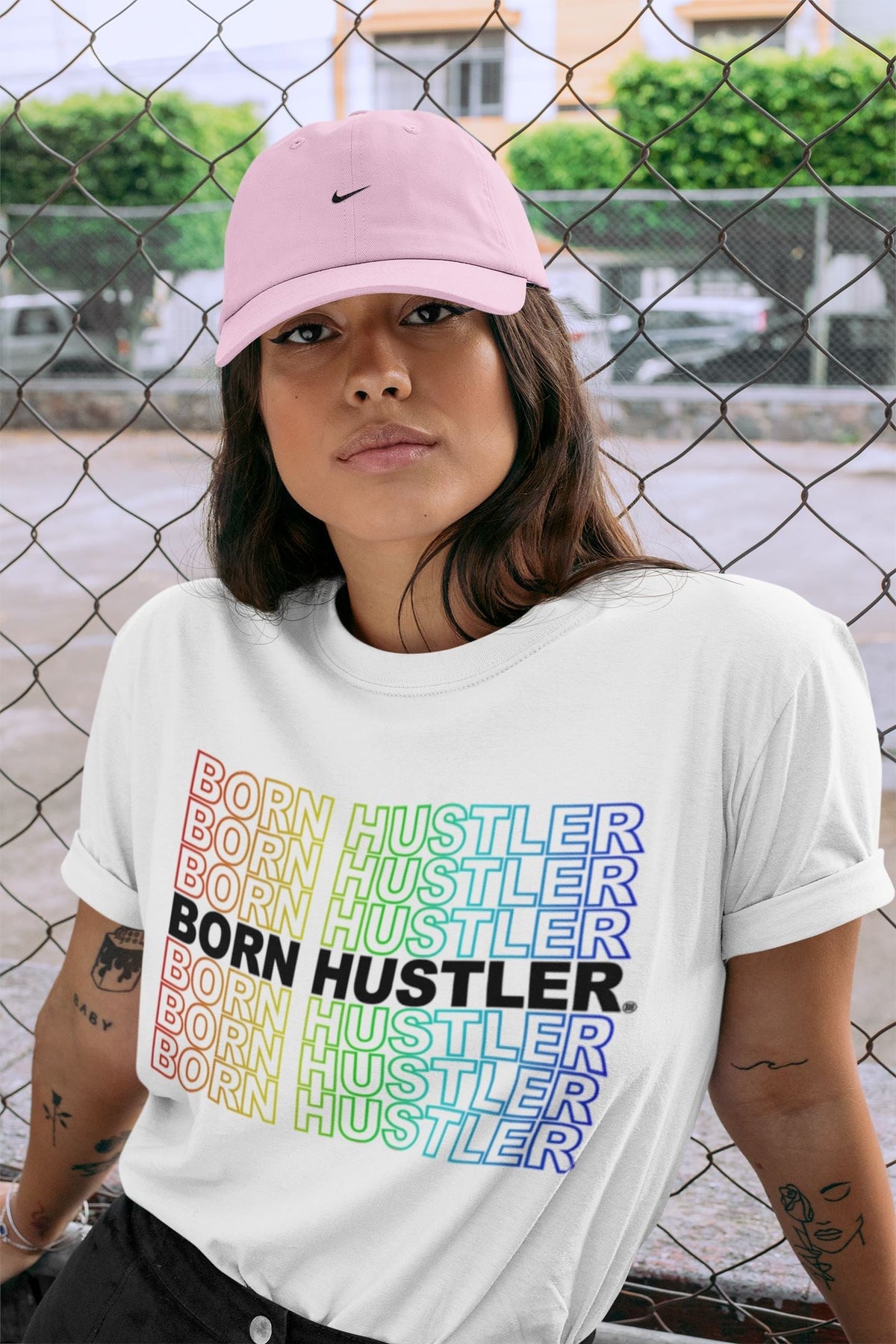 Jordan 1 J Balvin Sneaker Matching T-Shirt Born Hustler Sneaker Tees Jordan 1 J Balvin Sneaker Release Tees Crew Neck Tees