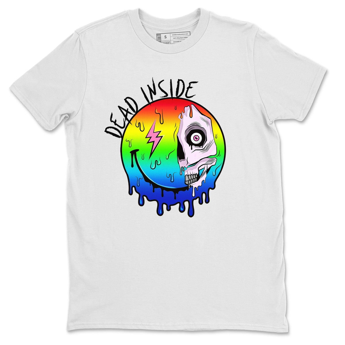 Jordan 1 J Balvin Sneaker Matching T-Shirt Dead Inside Sneaker Tees Jordan 1 J Balvin Sneaker Release Tees Crew Neck Tees