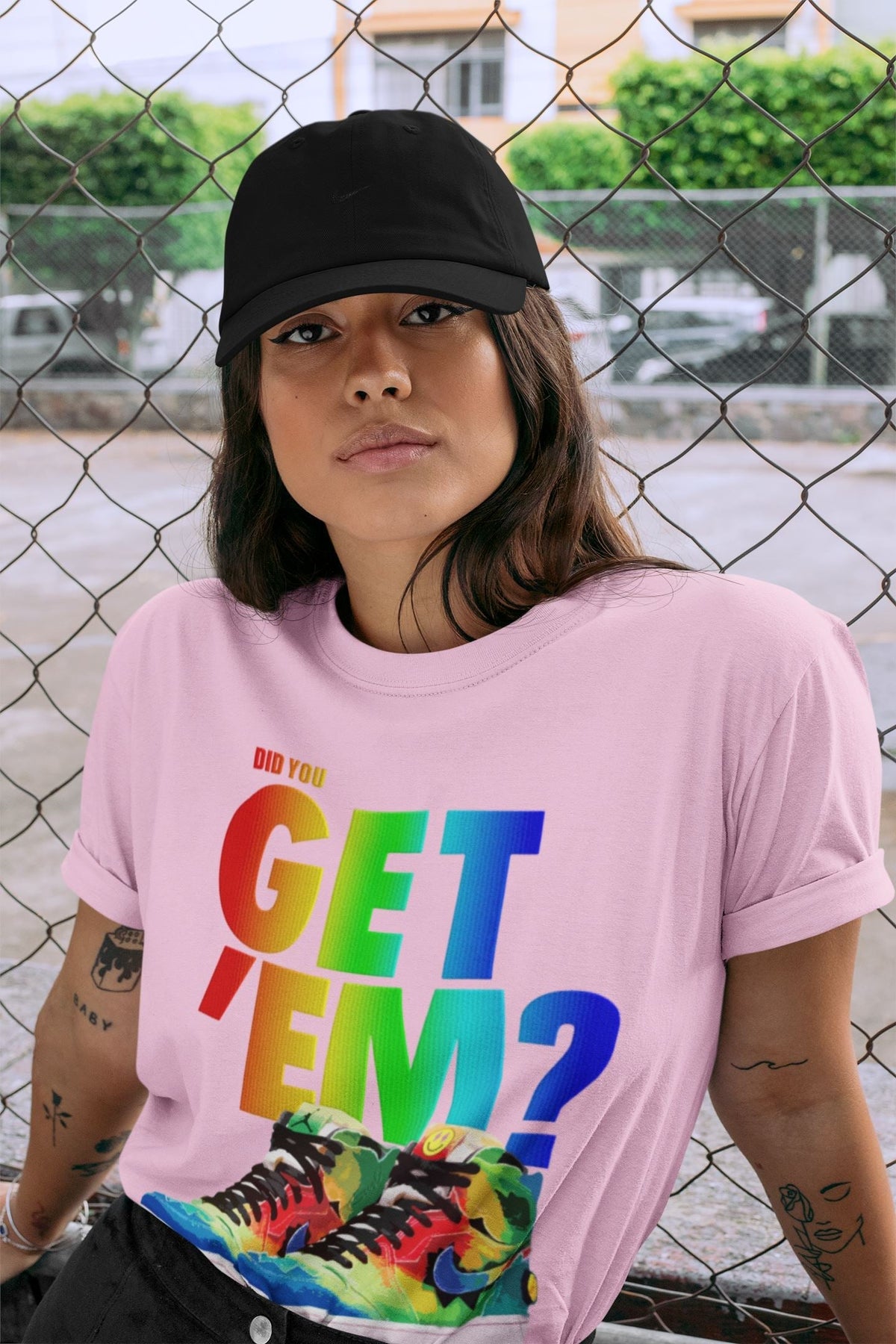 Jordan 1 J Balvin Sneaker Matching T-Shirt Did You Get Em SNRT Sneaker Tees Jordan 1 J Balvin Drip Gear Zone Crew Neck Tees