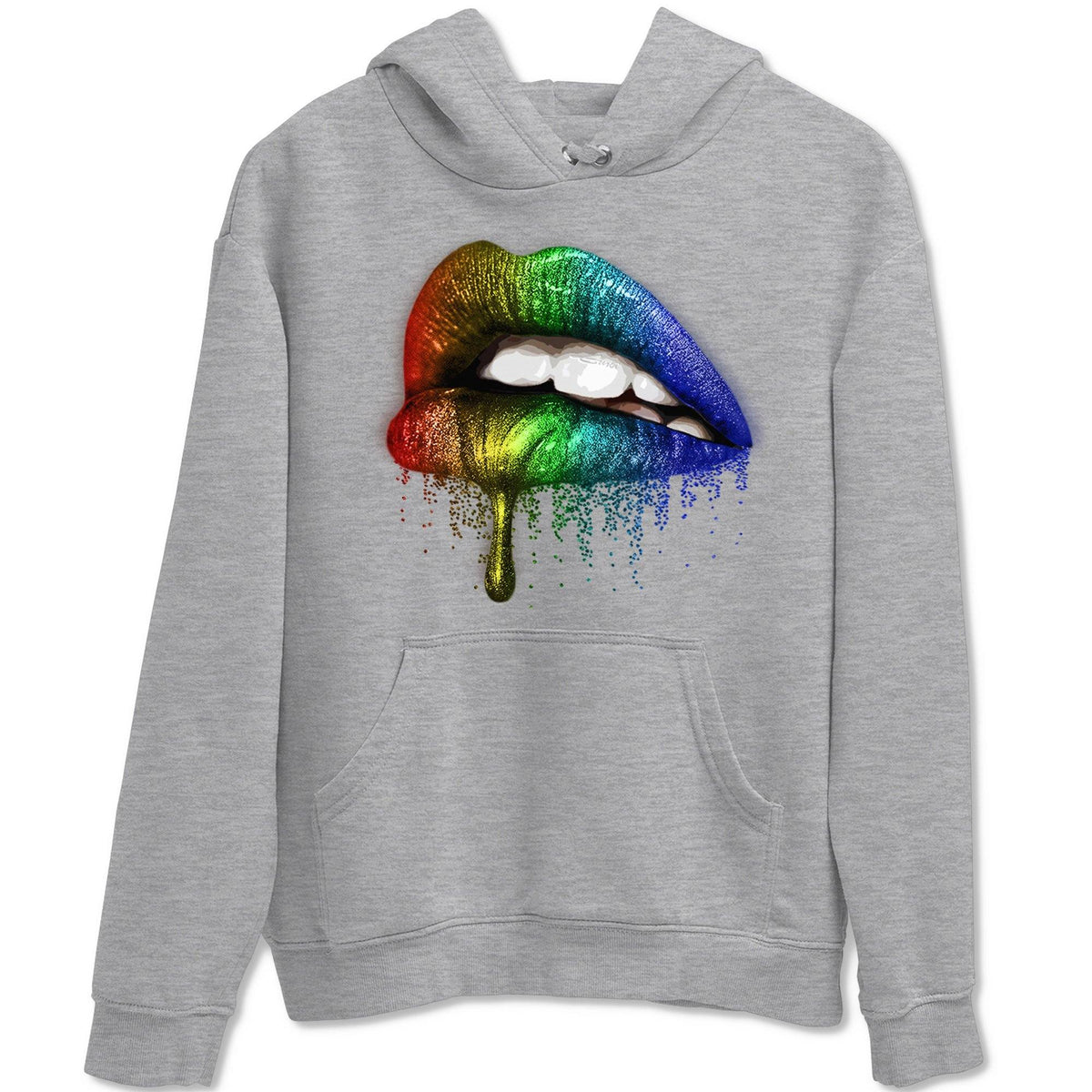 Jordan 1 J Balvin Sneaker Matching T-Shirt Dripping Lips Sneaker Tees Jordan 1 J Balvin Sneaker Release Tees Crew Neck Tees