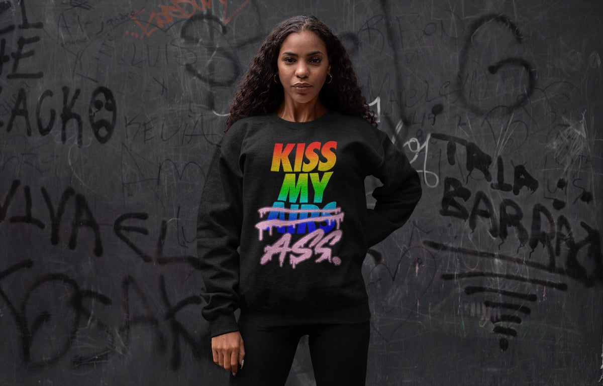 Jordan 1 J Balvin Sneaker Matching T-Shirt Kiss My Ass Sneaker Tees Jordan 1 J Balvin Sneaker Release Tees Crew Neck Tees