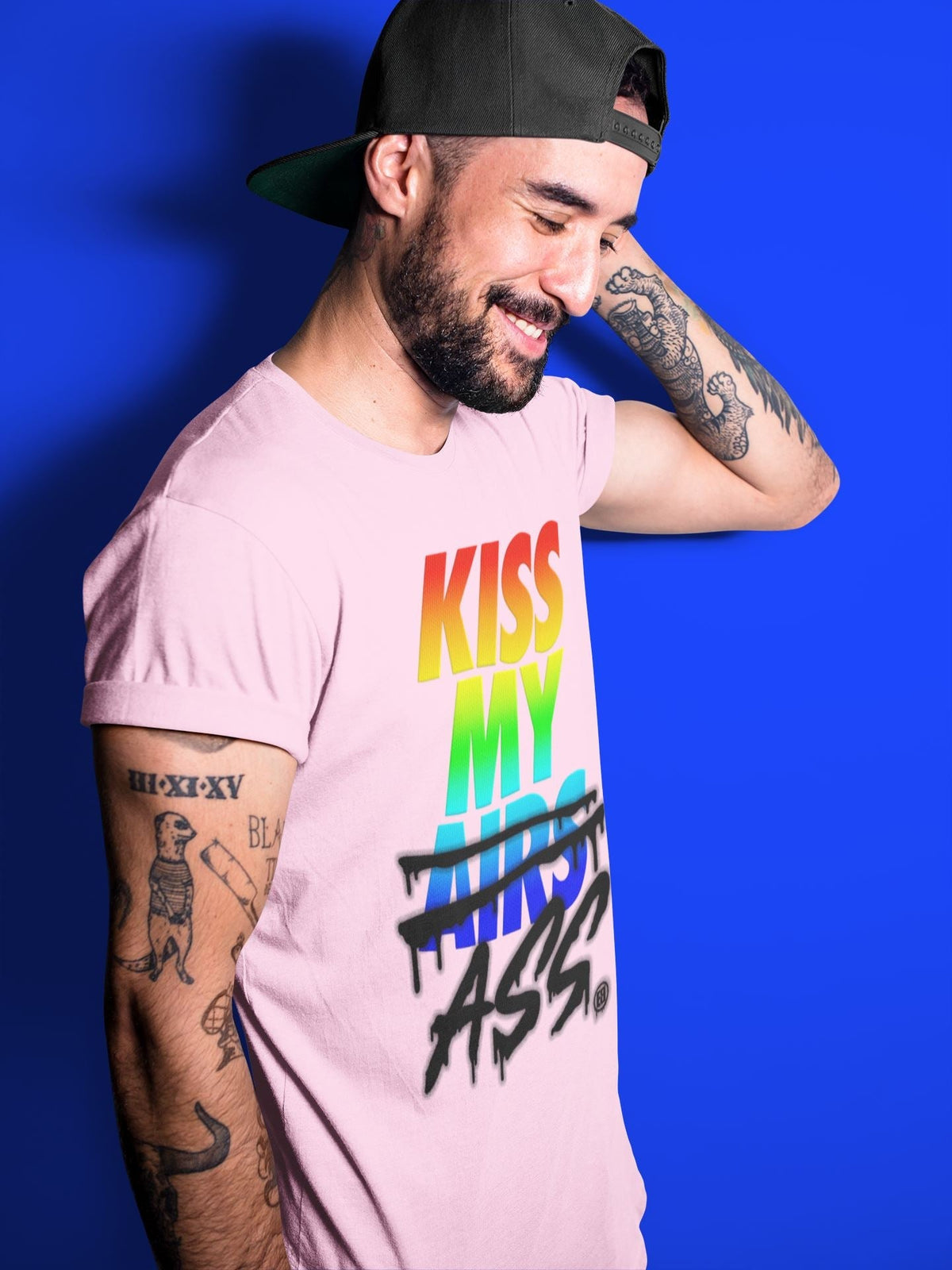 Jordan 1 J Balvin Sneaker Matching T-Shirt Kiss My Ass Sneaker Tees Jordan 1 J Balvin Sneaker Release Tees Crew Neck Tees