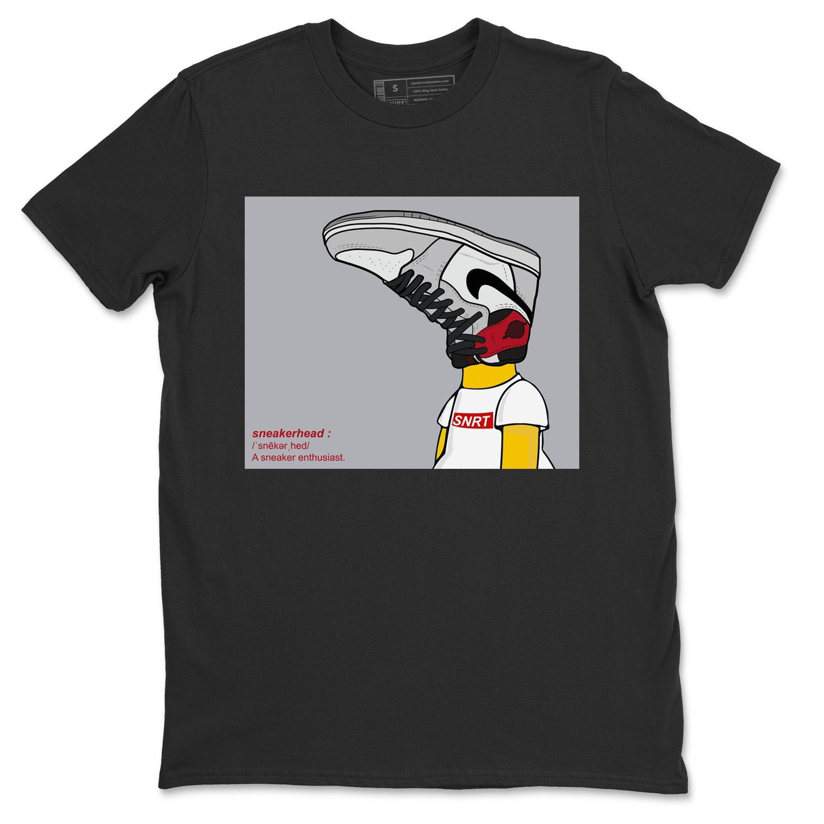 Jordan 1 Smoke Grey Sneaker Matching T-Shirt Sneakerhead Sneaker Tees Jordan 1 Smoke Grey Sneaker Release Tees Crew Neck Tees