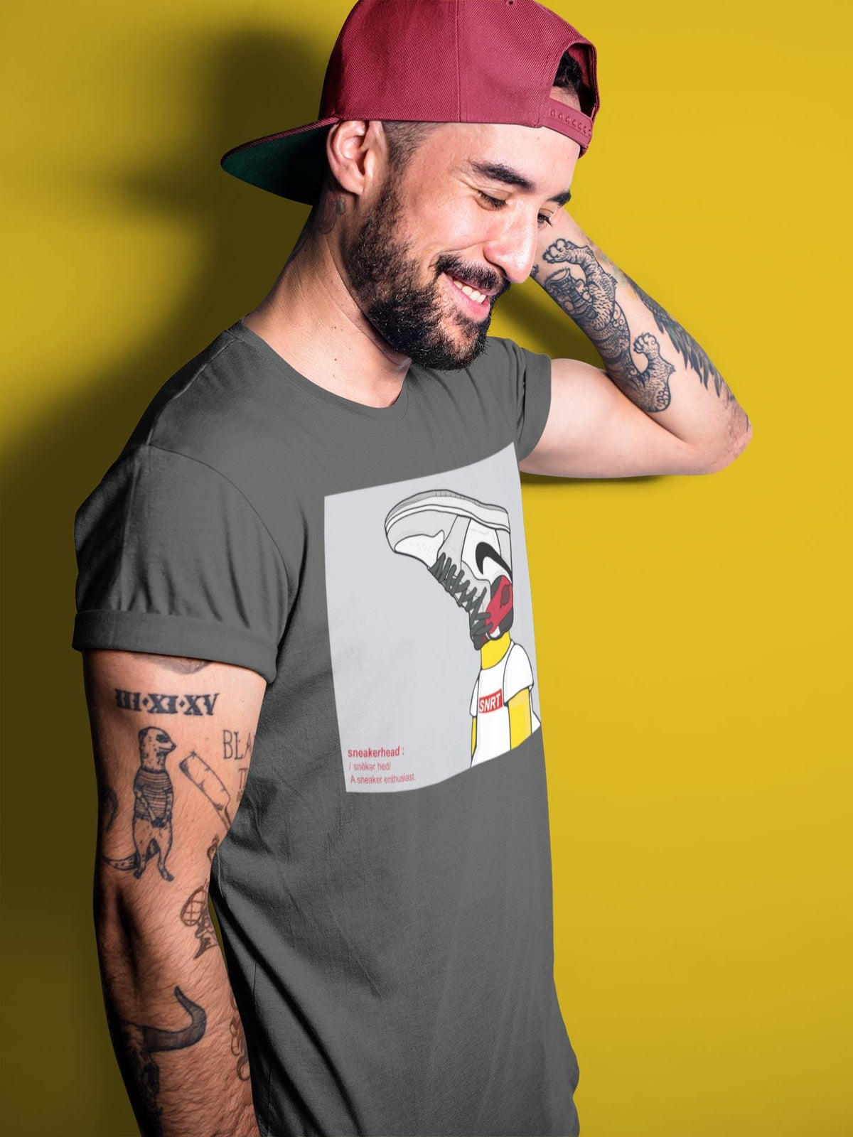 Jordan 1 Smoke Grey Sneaker Matching T-Shirt Sneakerhead Sneaker Tees Jordan 1 Smoke Grey Sneaker Release Tees Crew Neck Tees