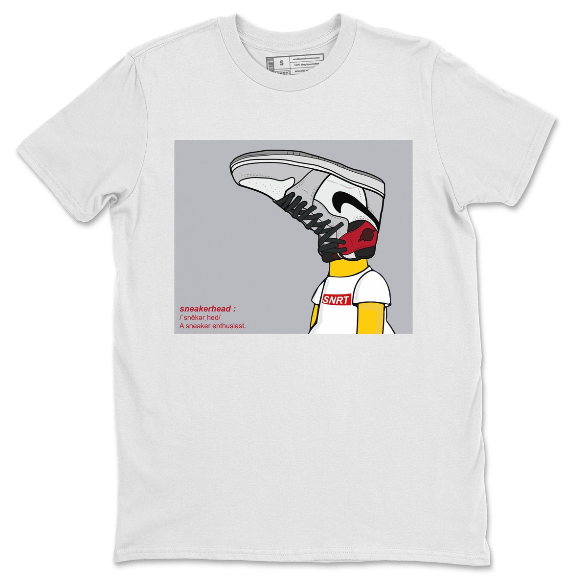 Jordan 1 Smoke Grey Sneaker Matching T-Shirt Sneakerhead Sneaker Tees Jordan 1 Smoke Grey Sneaker Release Tees Crew Neck Tees
