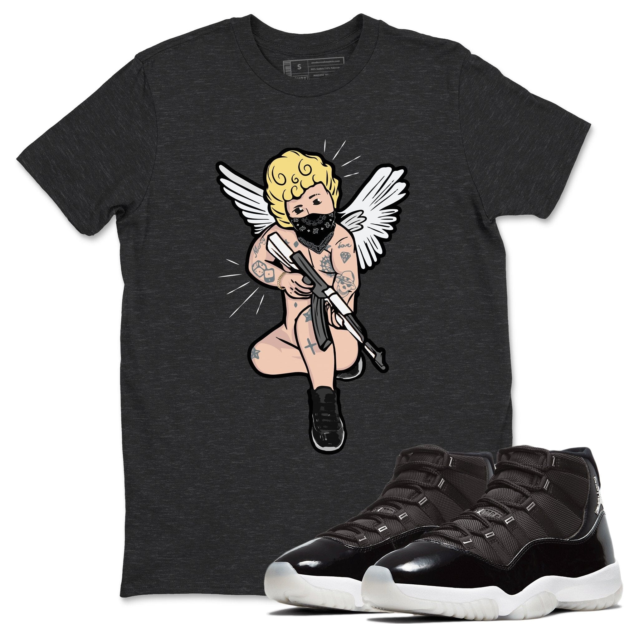 Jordan 11 Jubilee Shirt To Match Jordans Bad Cupid Sneaker Tees Jordan 11 Jubilee Drip Gear Zone Sneaker Matching Clothing Unisex Shirts