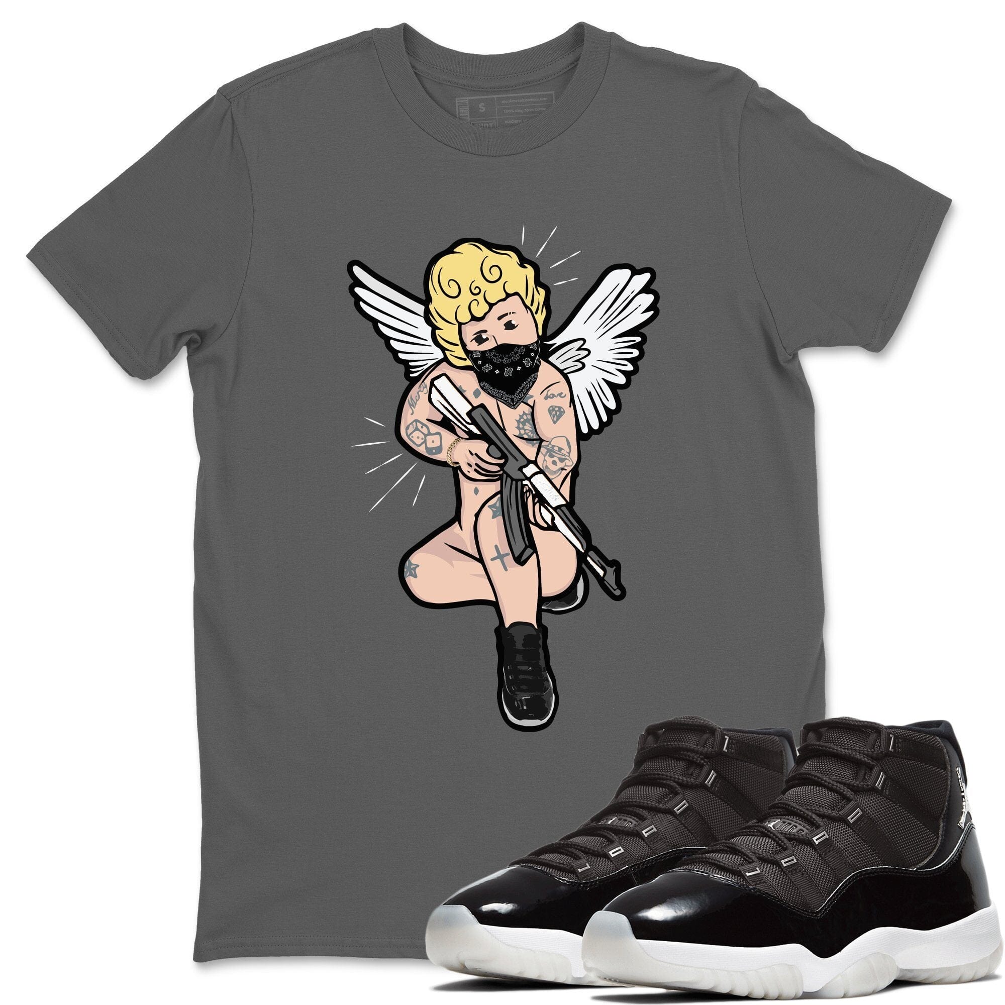 Jordan 11 Jubilee Shirt To Match Jordans Bad Cupid Sneaker Tees Jordan 11 Jubilee Drip Gear Zone Sneaker Matching Clothing Unisex Shirts