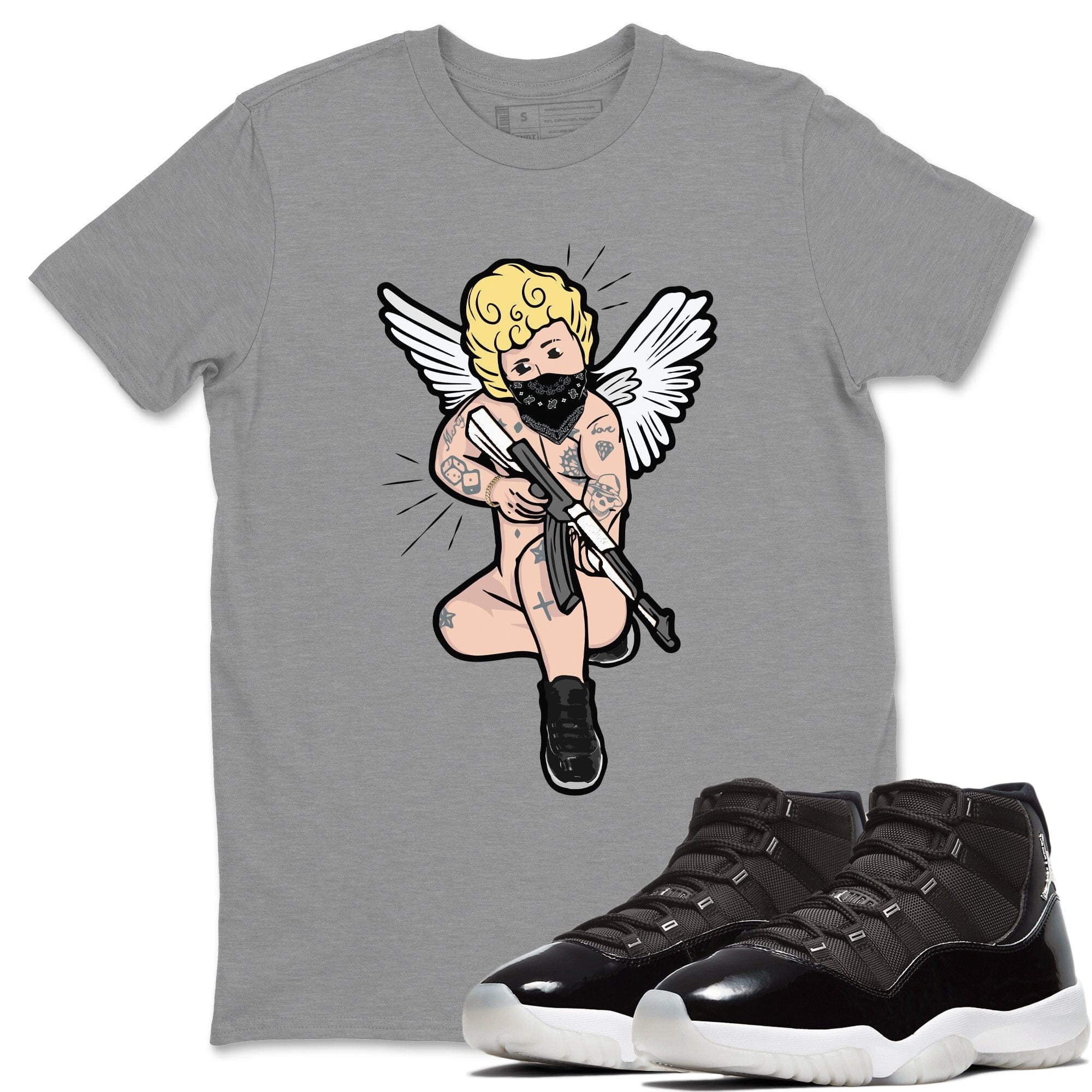 Jordan 11 Jubilee Shirt To Match Jordans Bad Cupid Sneaker Tees Jordan 11 Jubilee Drip Gear Zone Sneaker Matching Clothing Unisex Shirts