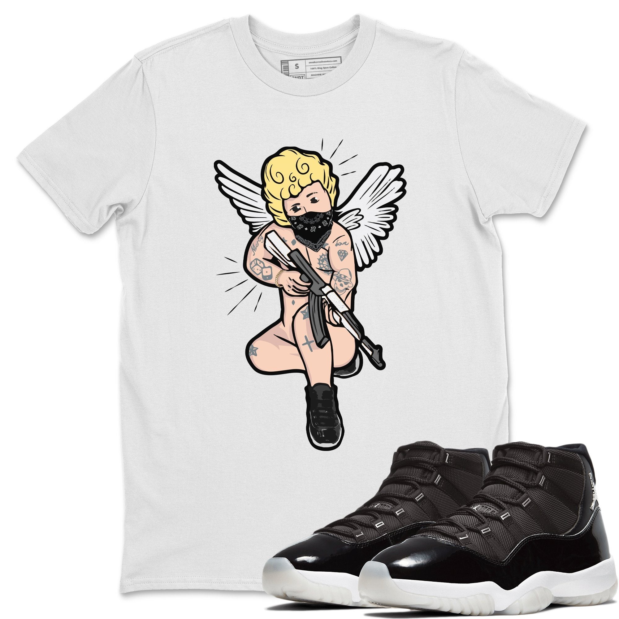 Jordan 11 Jubilee Shirt To Match Jordans Bad Cupid Sneaker Tees Jordan 11 Jubilee Drip Gear Zone Sneaker Matching Clothing Unisex Shirts