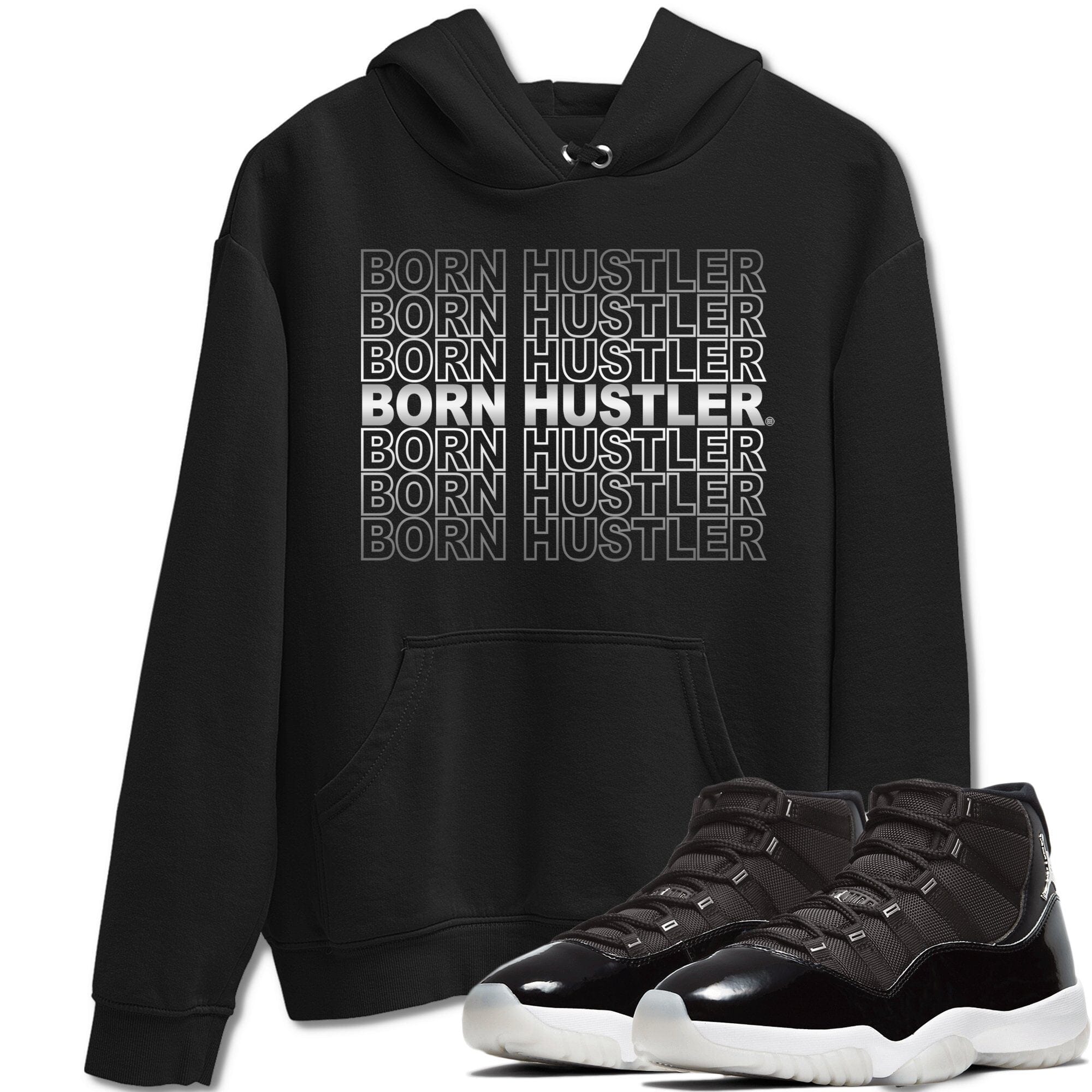 Jordan 11 Jubilee Shirt To Match Jordans Born Hustler Sneaker Tees Jordan 11 Jubilee Drip Gear Zone Sneaker Matching Clothing Unisex Shirts